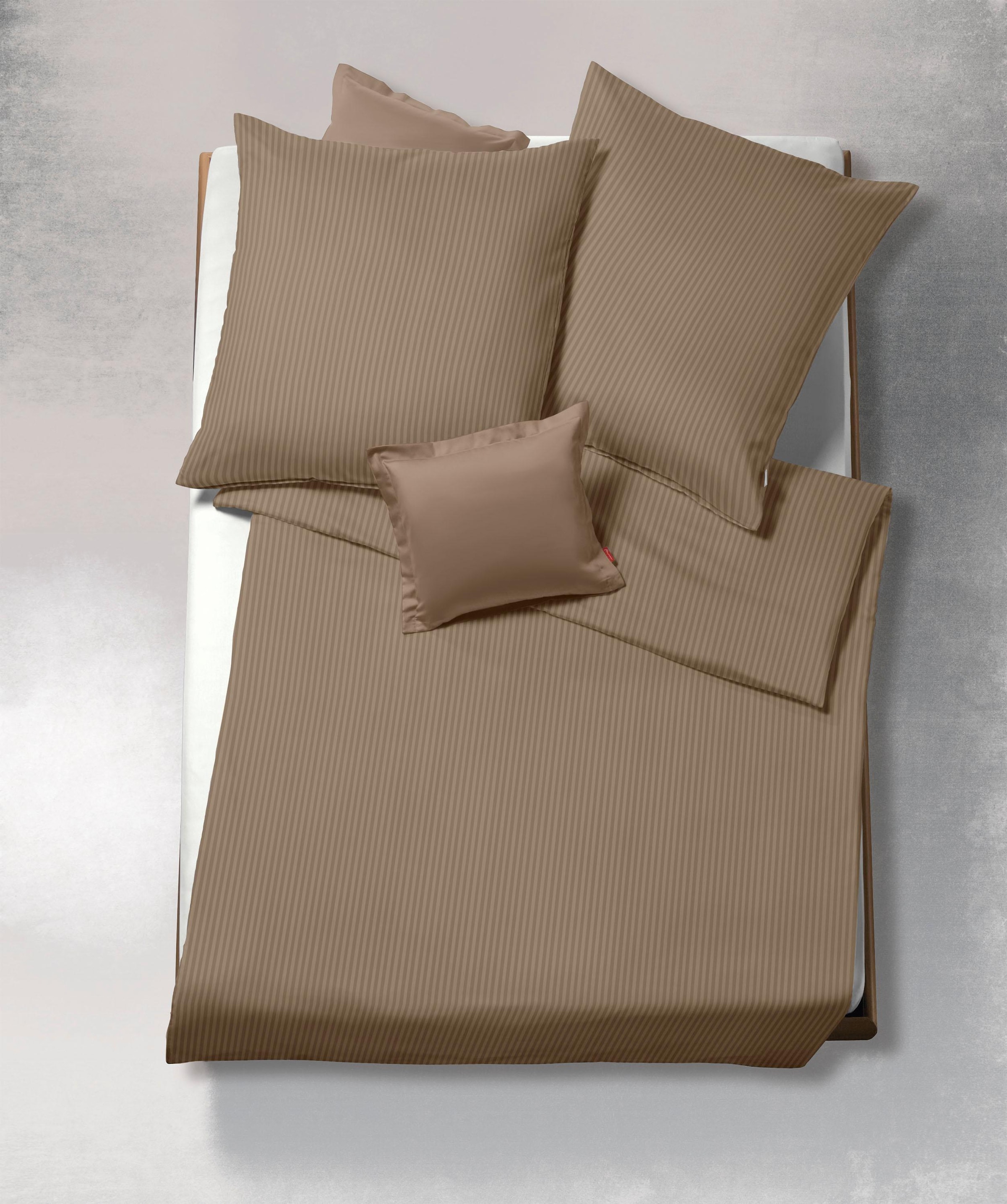 fleuresse Bettwäsche "Linz" 2 Stk. Halbleinen, 50% Baumwolle, 50% Leinen, 135x200, 155x220, 200x200cm