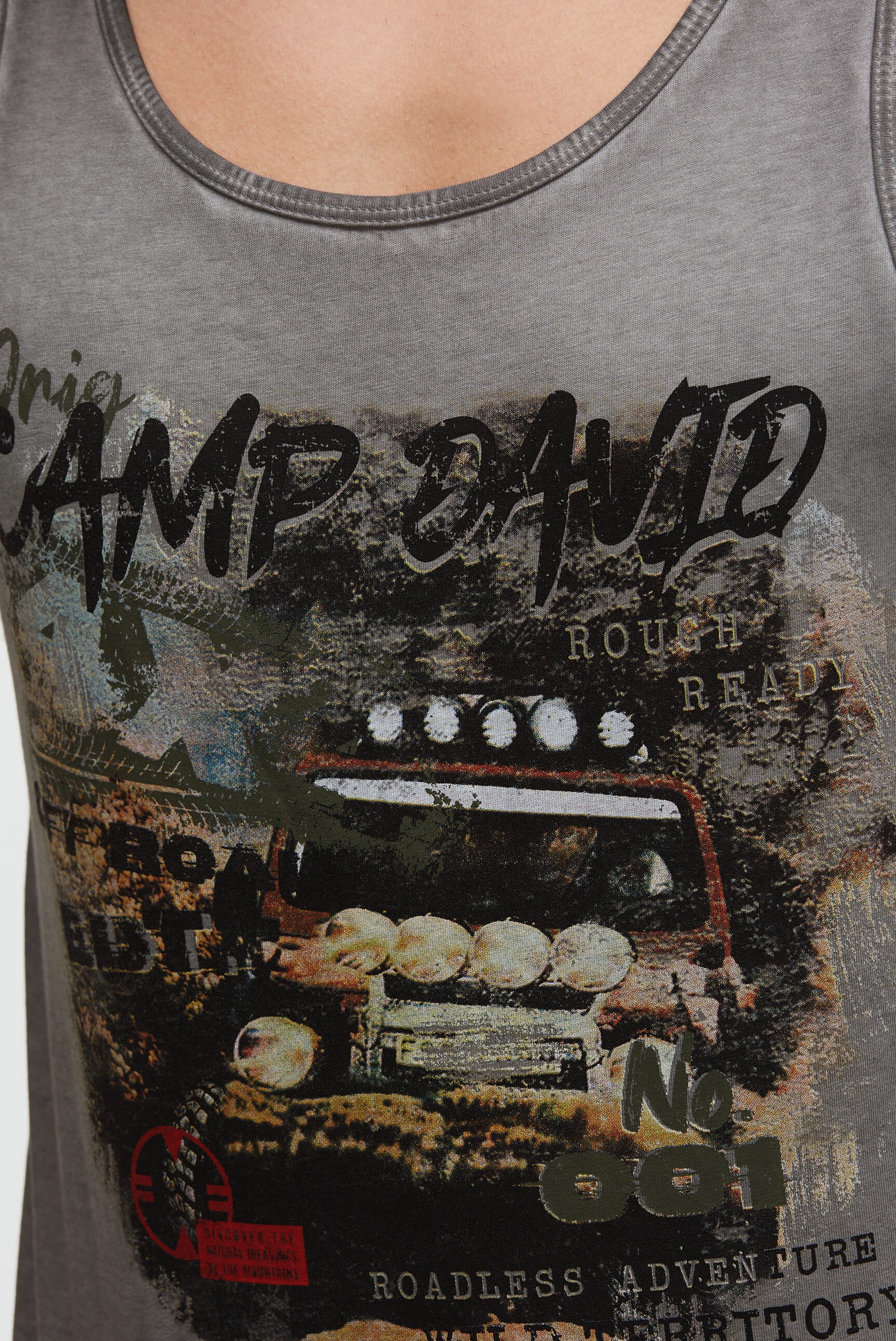 CAMP DAVID Tanktop aus Baumwolle