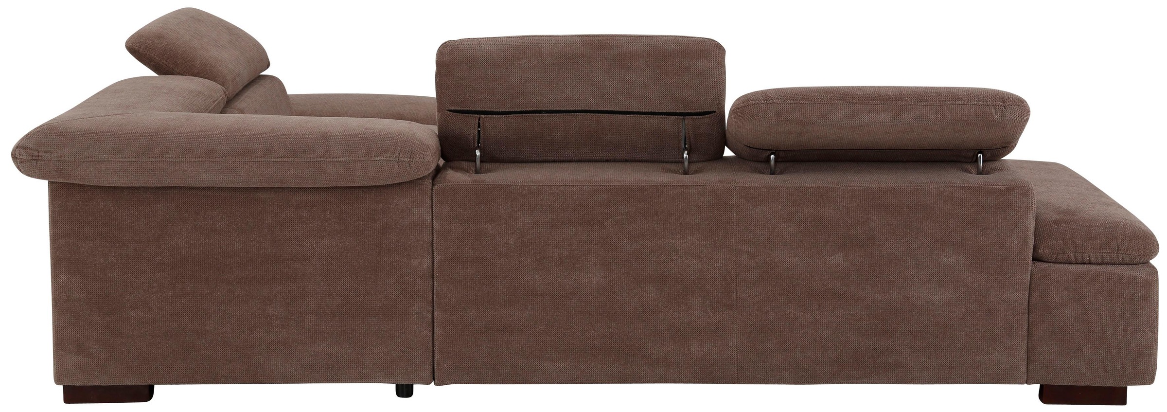 Home affaire Ecksofa »Alberto L-Form«, mit Kopfteilverstellung, wahlweise mit Bettfunktion