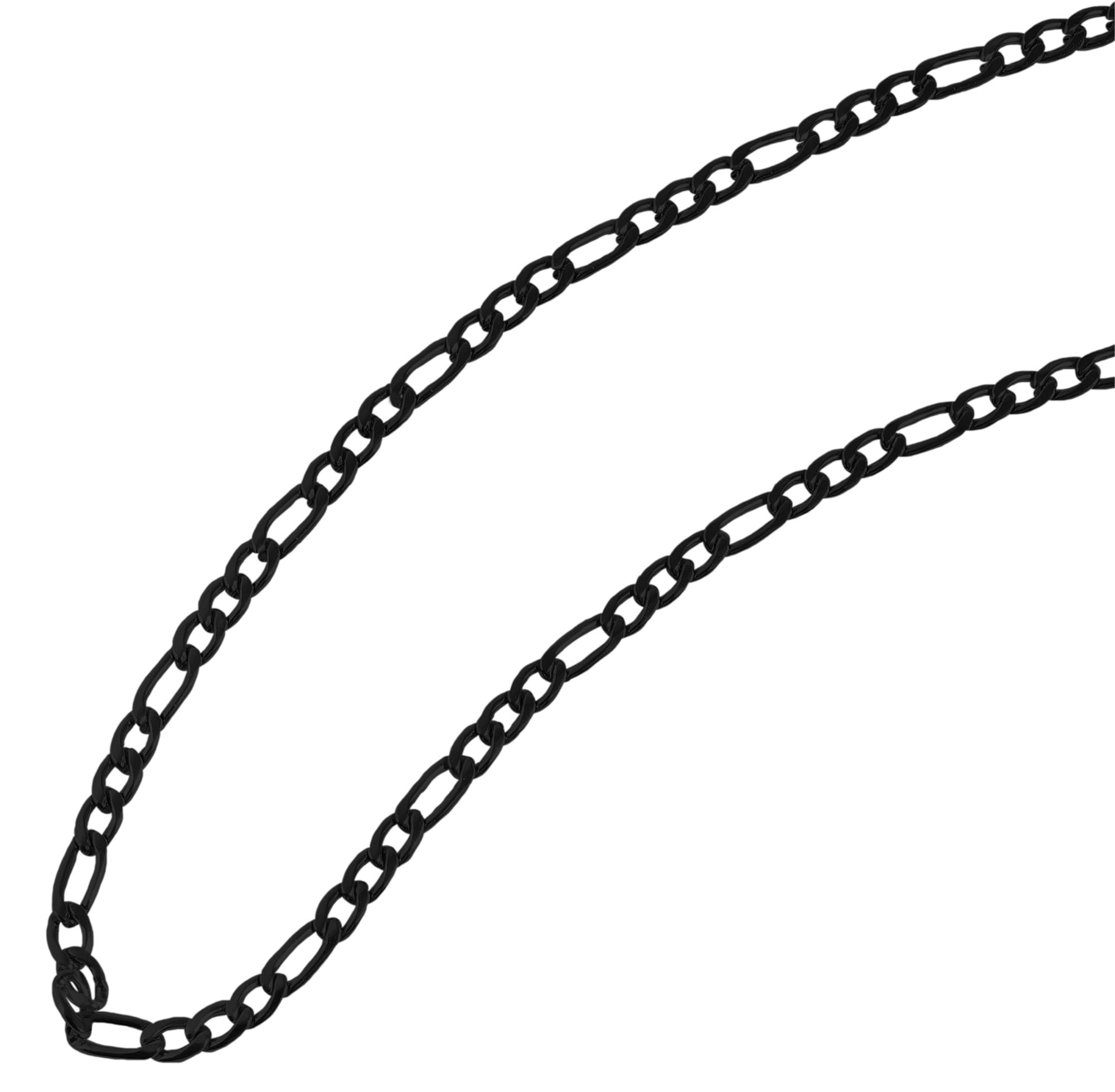 Adelia´s Kette ohne Anhänger »Unisex Halskette – Figarokette aus Edelstahl« Perfekt als Geschenk für besondere Menschen