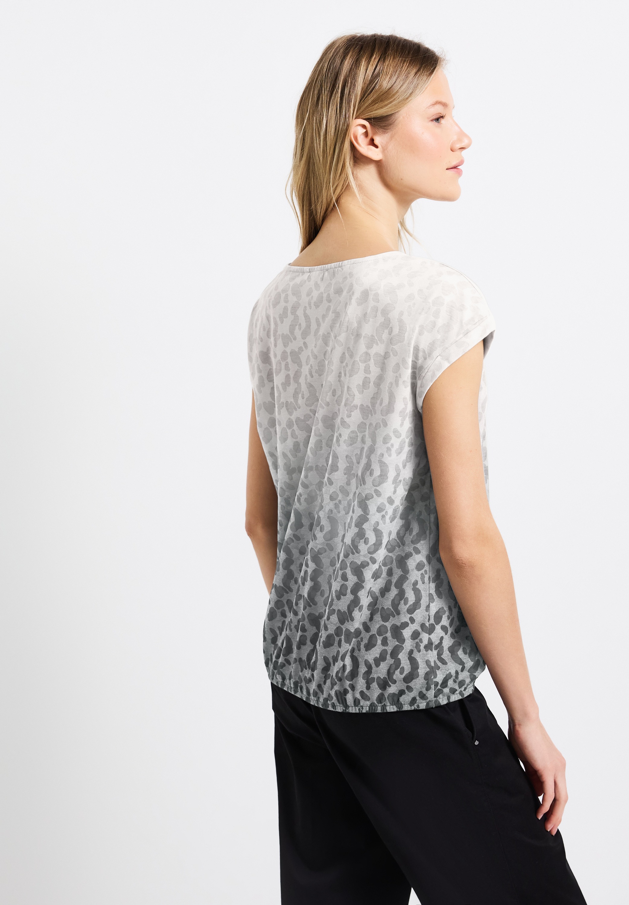 STREET ONE T-Shirt, mit Elastiksaum günstig online kaufen