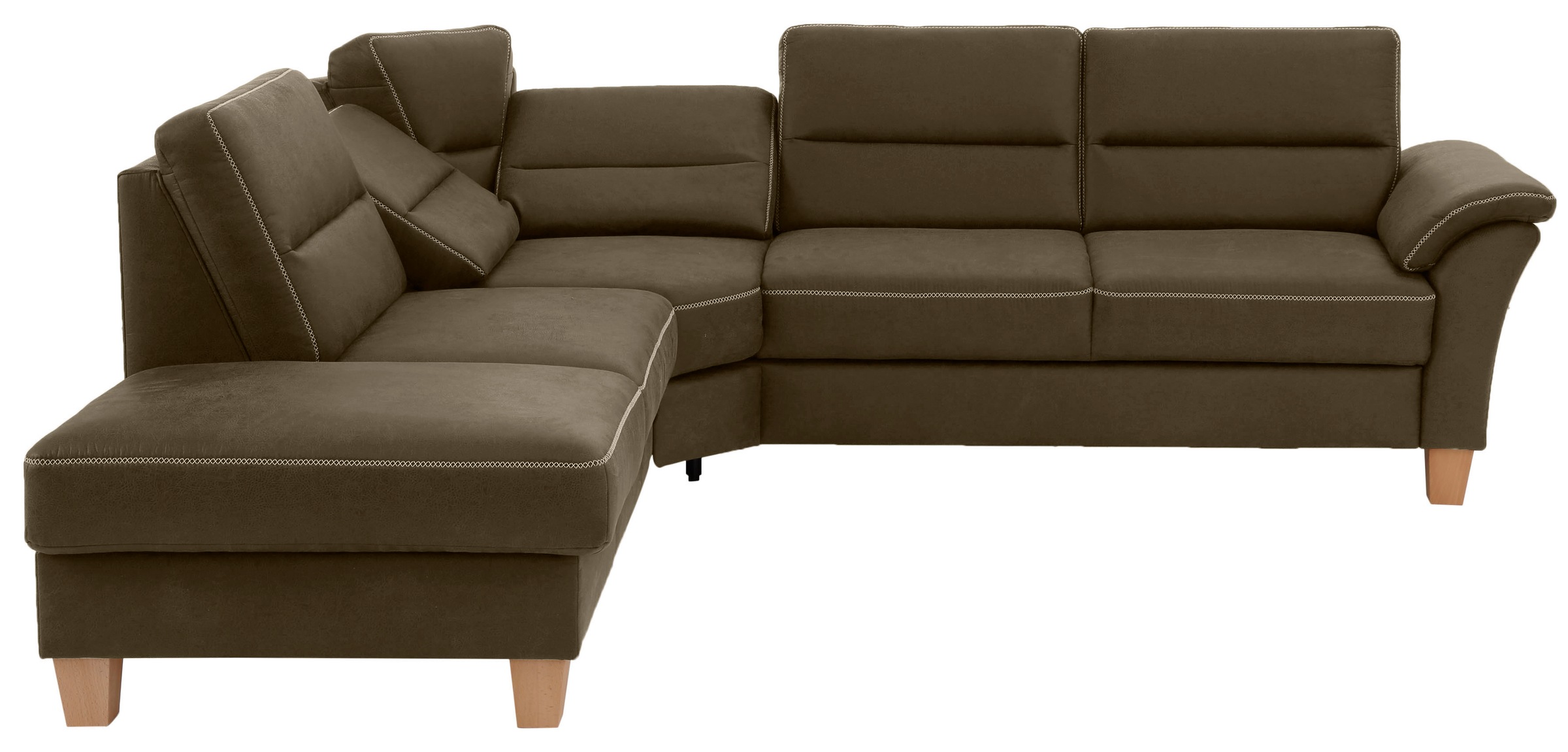 Thumbnail - Home affaire Ecksofa "Soleo L-Form" komfortabel durch Trapezecke mit Relaxfunktion, auch mit Bettfunktion