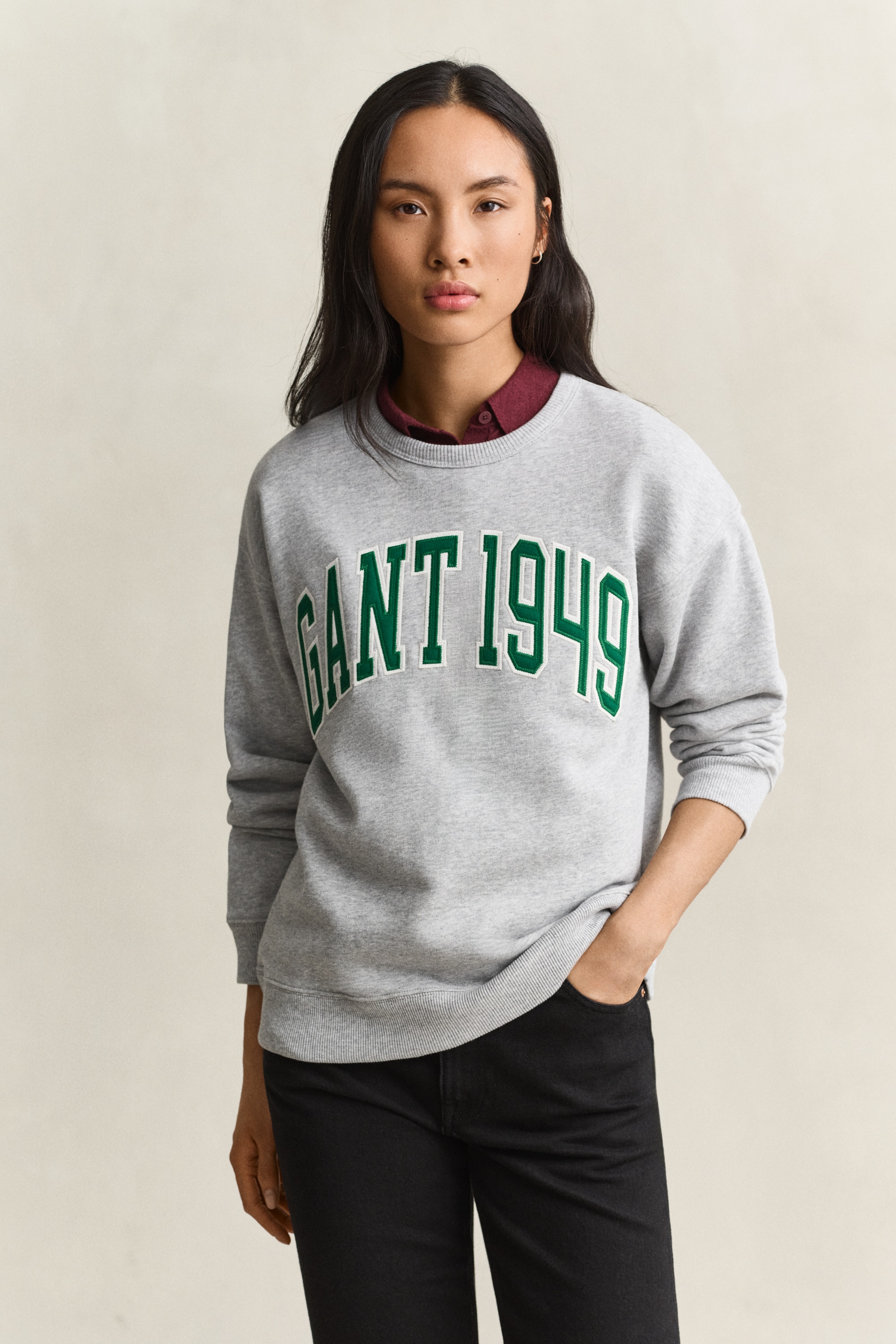 Gant Sweatshirt "GRAPHIC C-NECK", Rundhals, relaxed fit, mit Print
