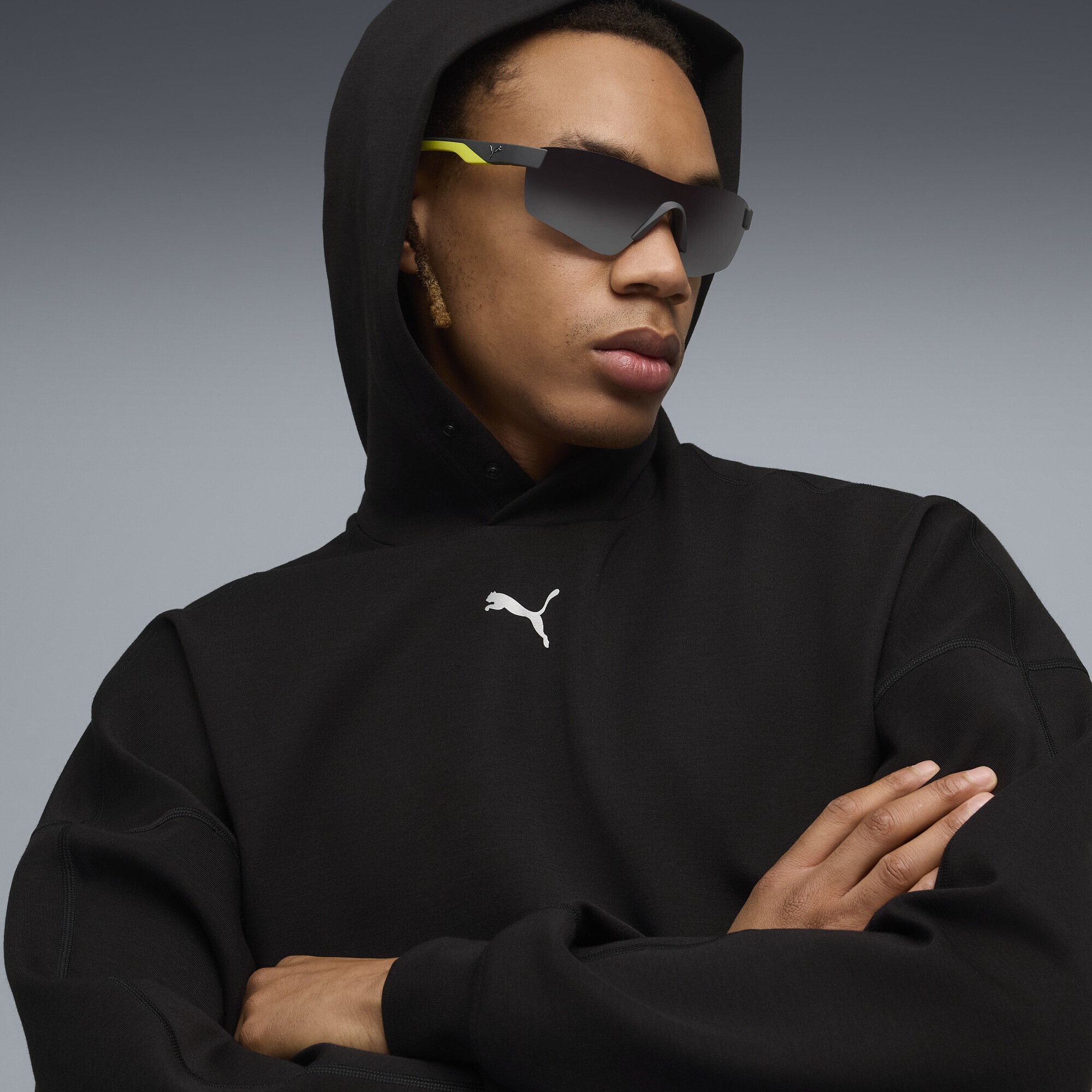 PUMA Trainingspullover »RUN CLUB Hoodie Herren«