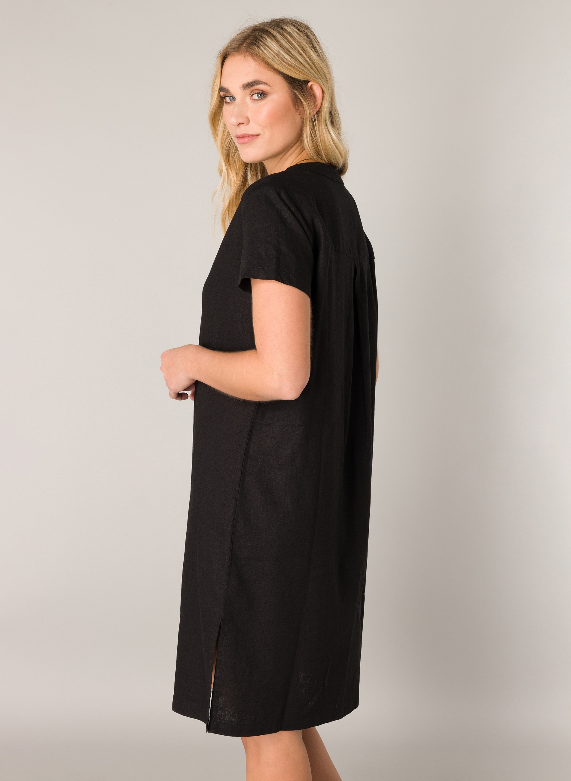 Base Level Tunikakleid "Yacin", Sommerkleid mit Leinen günstig online kaufen