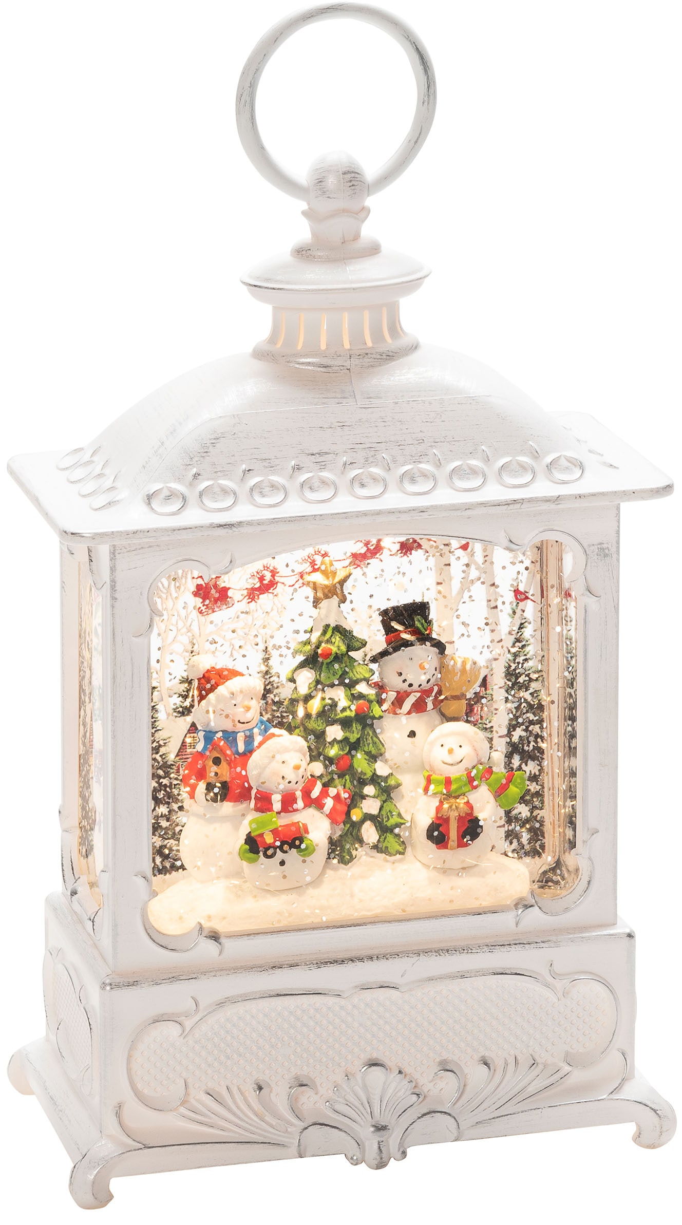 KONSTSMIDE LED Dekolicht »Weihnachtsdeko«, 1 flammig-flammig, Wasserlaterne  4 Schneemänner, für den Innenbereich | BAUR