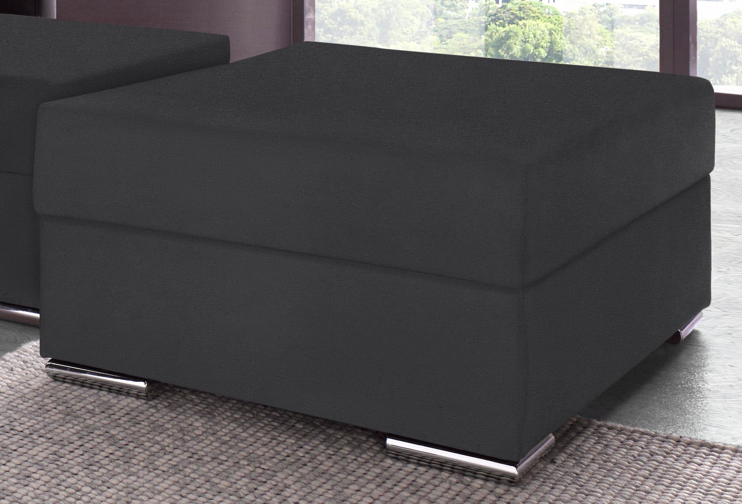 COLLECTION AB Hocker "John, B: 100 cm" optional Federkernpolsterung