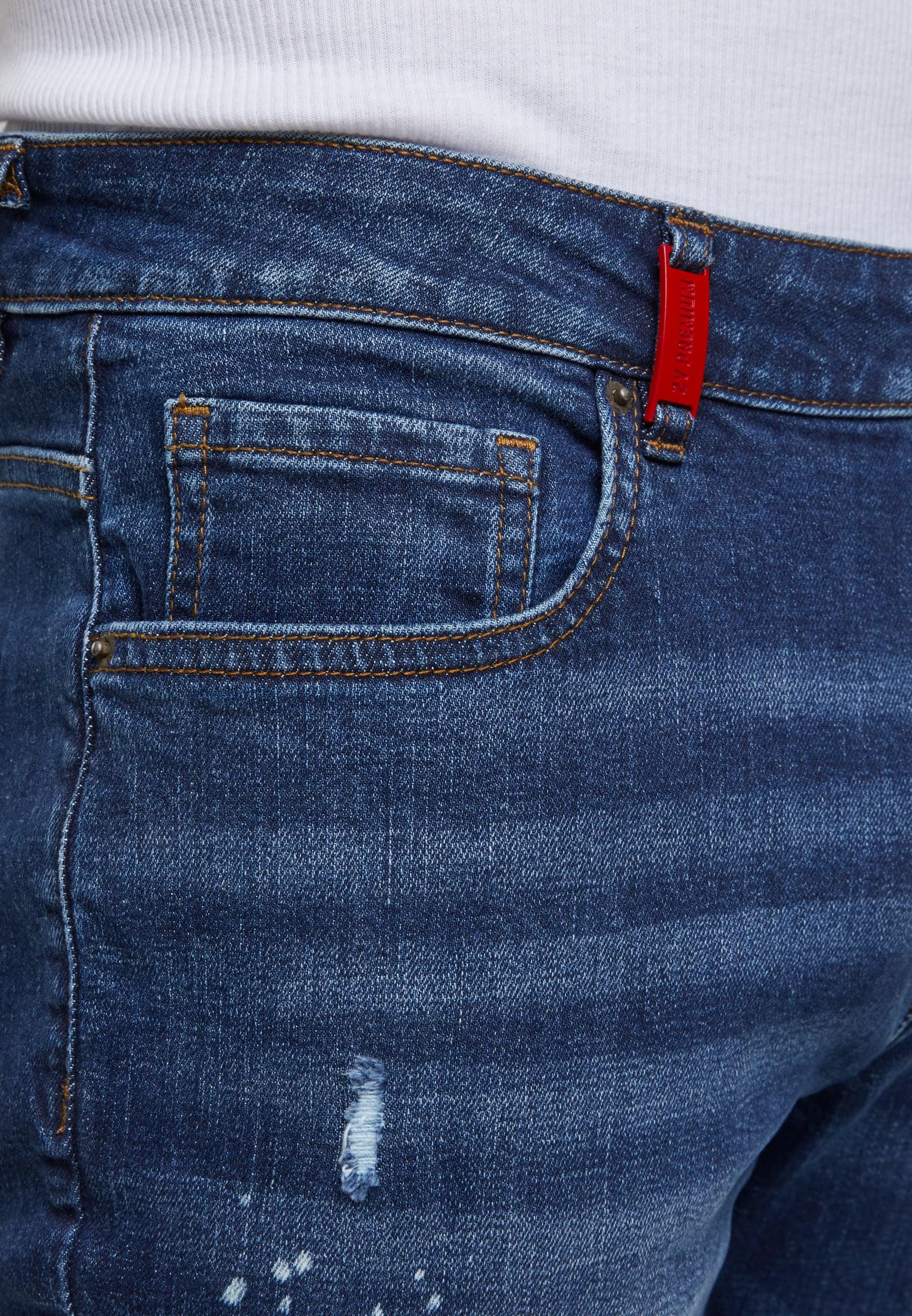 2Y Studios Bequeme Jeans »2Y Studios 2Y EMILIO RIPPED SLIM FIT JEANS«