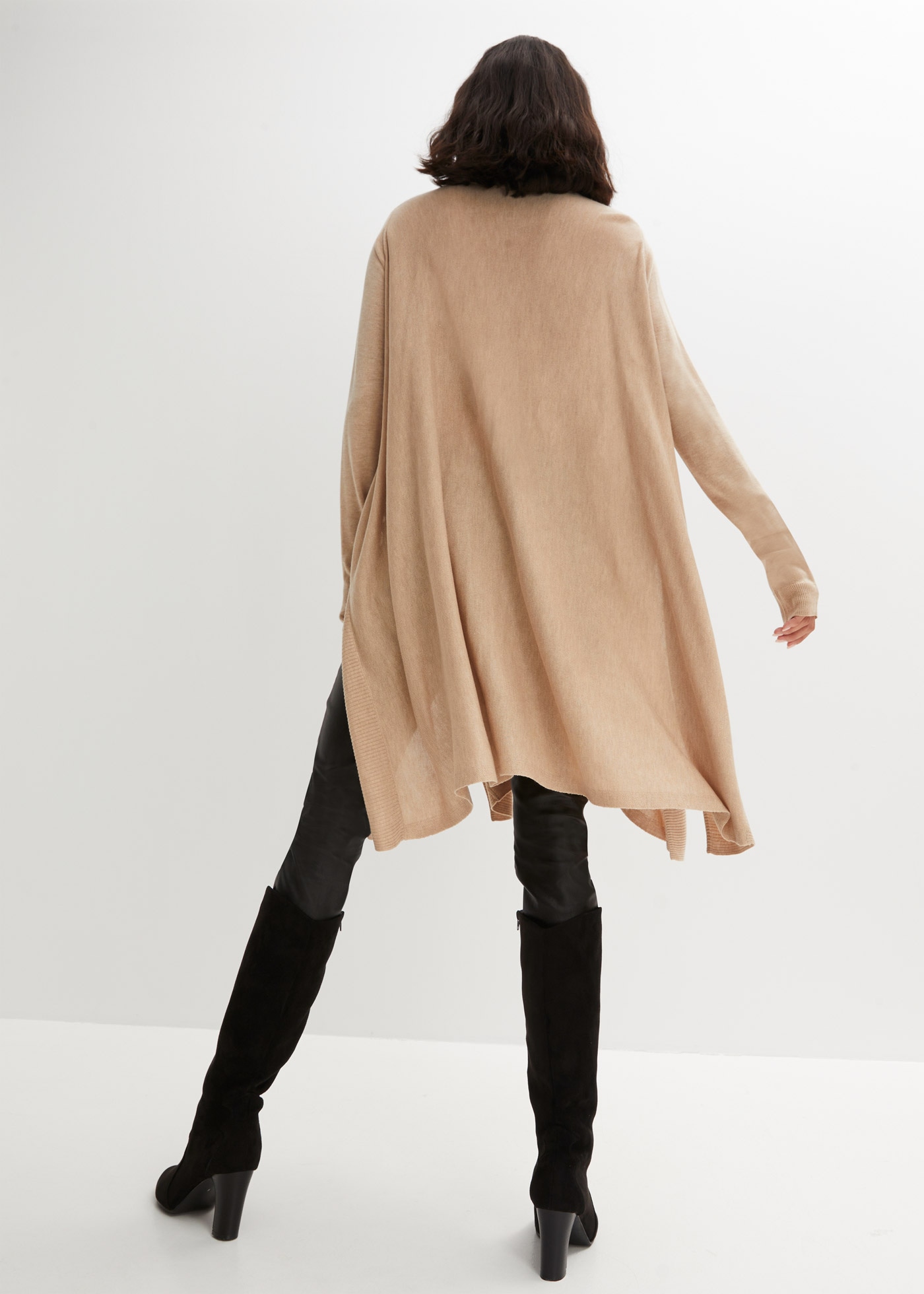bonprix Longpullover »Long-Pullover aus Viskose-Mix« aus Polyacryl und Viskose, Oversize-Passform, eleganter Stil
