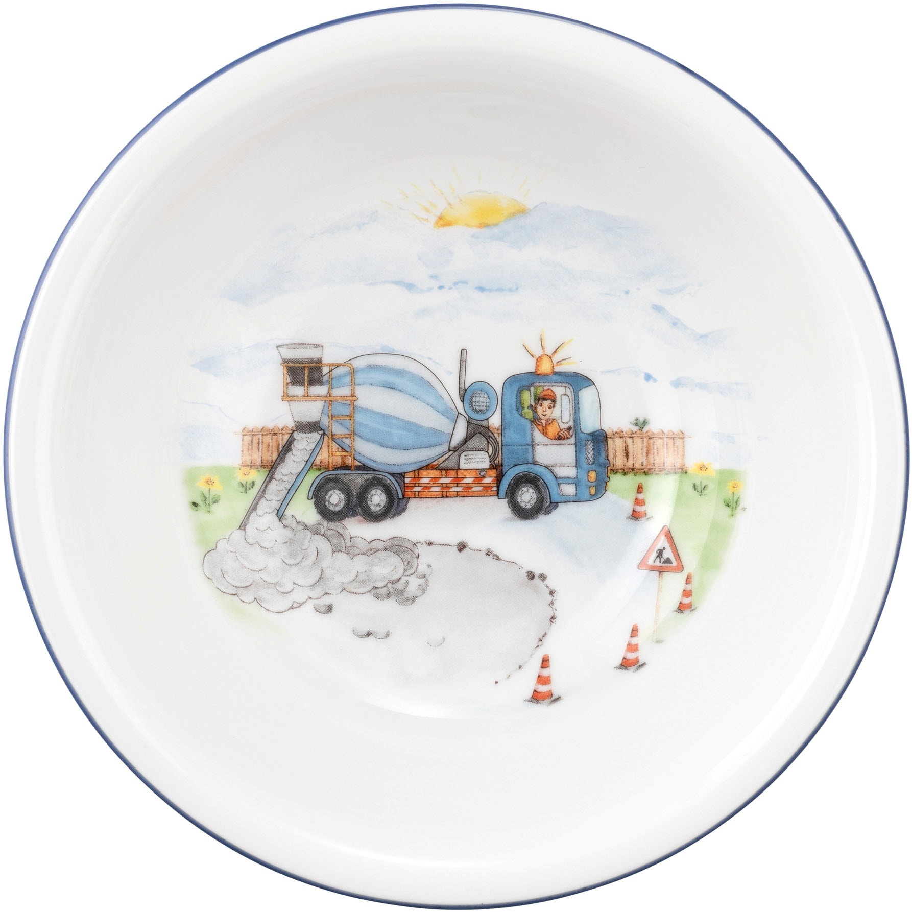 Seltmann Weiden Schüssel »Compact - Auf der Baustelle«, 1 tlg., aus Porzellan, Schale rund 16 cm