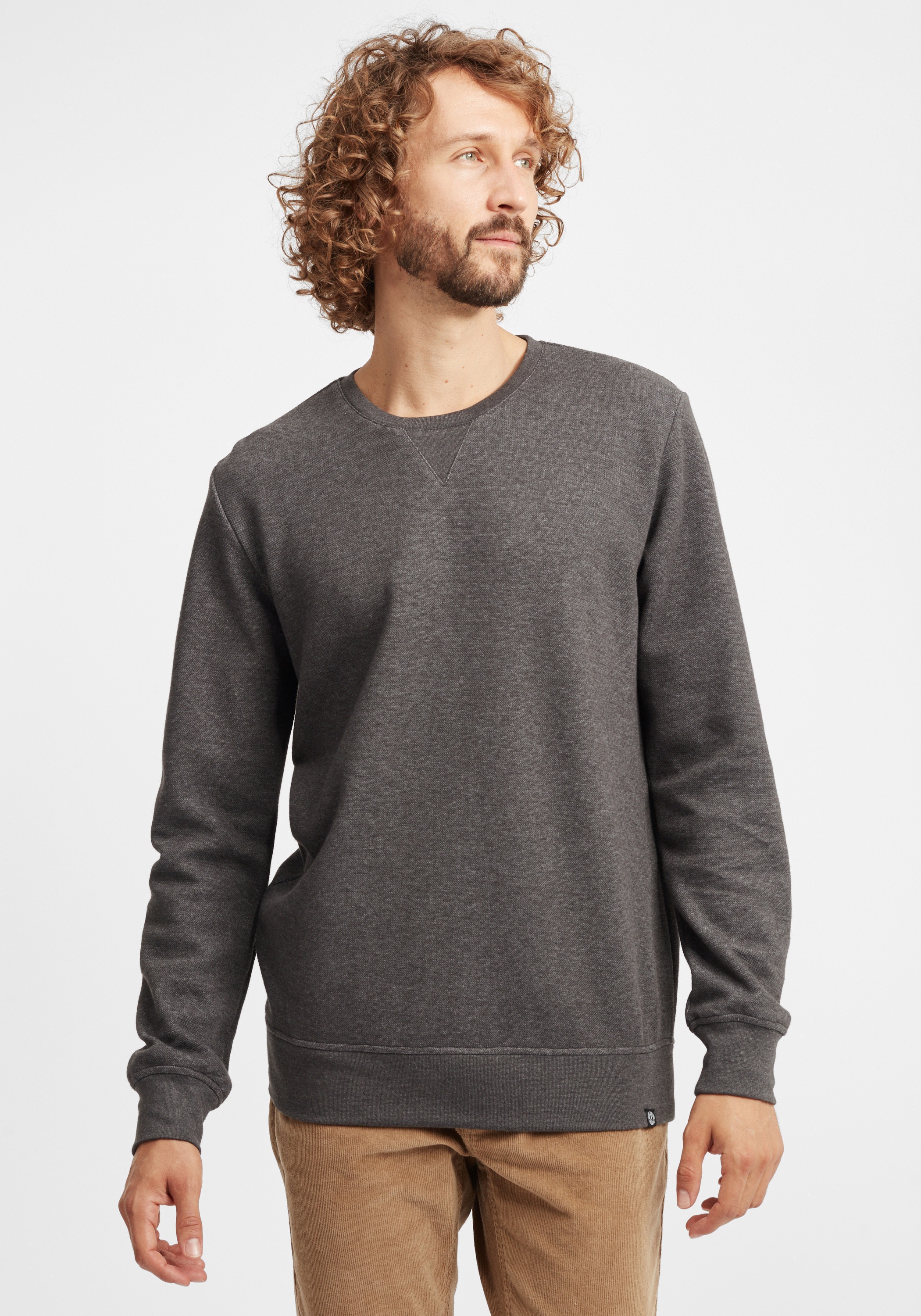 Solid Longpullover "Sweatshirt SDTemet" günstig online kaufen