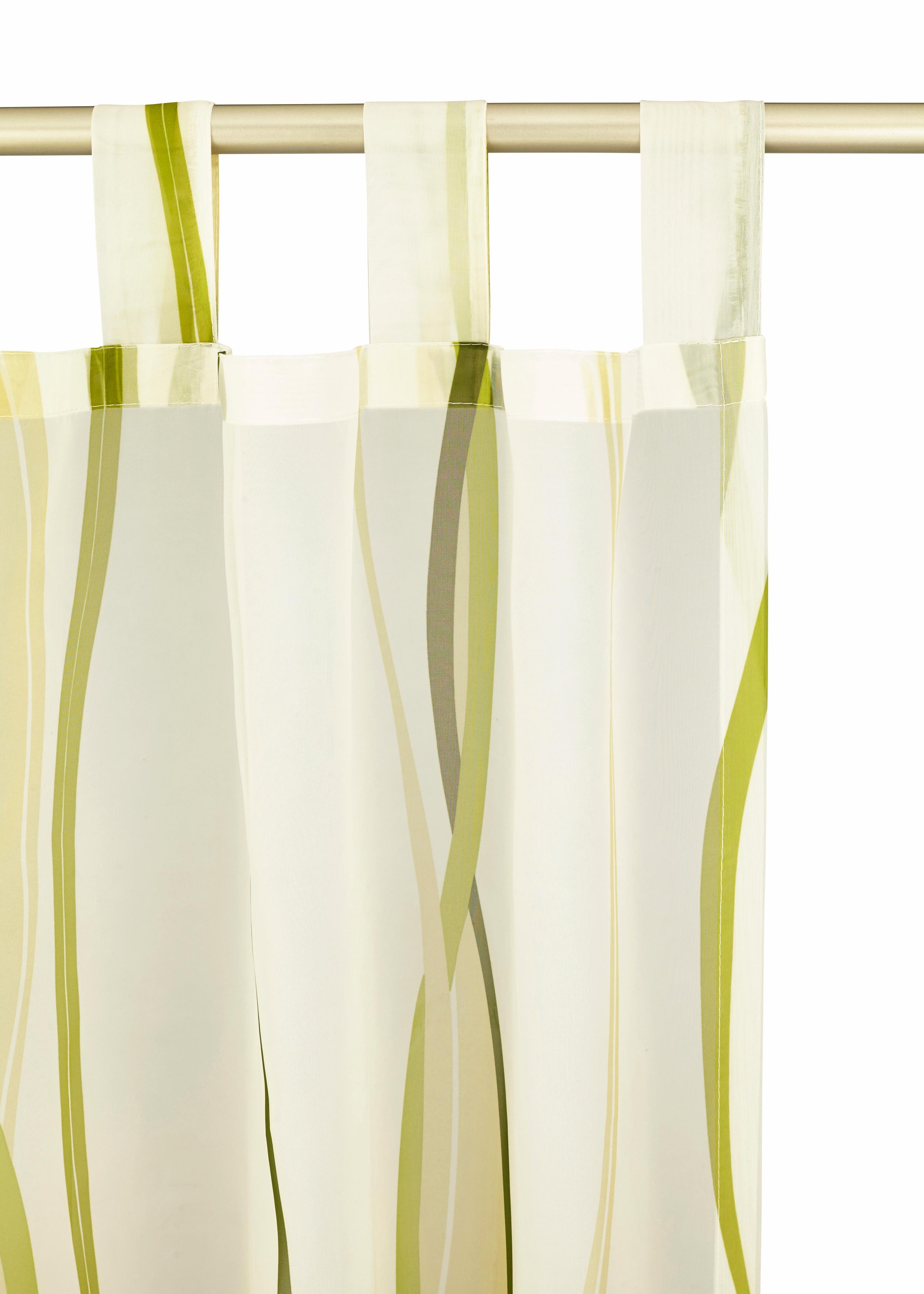 Thumbnail - OTTO home Gardine "DIMONA" Schlaufen 2 Stk. tlg. 2-er Set, Voile, Polyester, Wellen