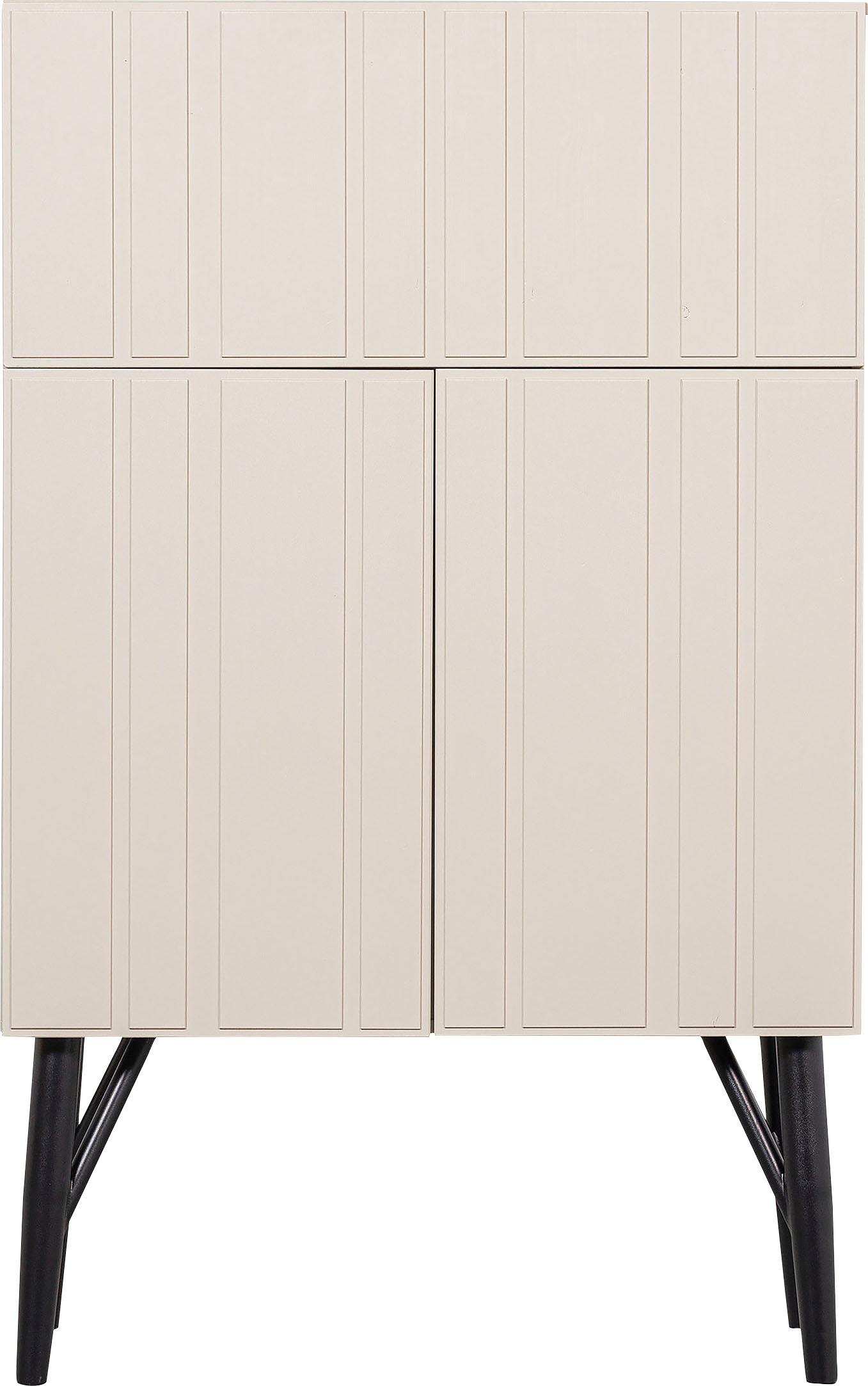 WOOOD Barschrank "Miller", mit viel Platz für Flaschen und Gläser, H 146 cm x B 90 cm