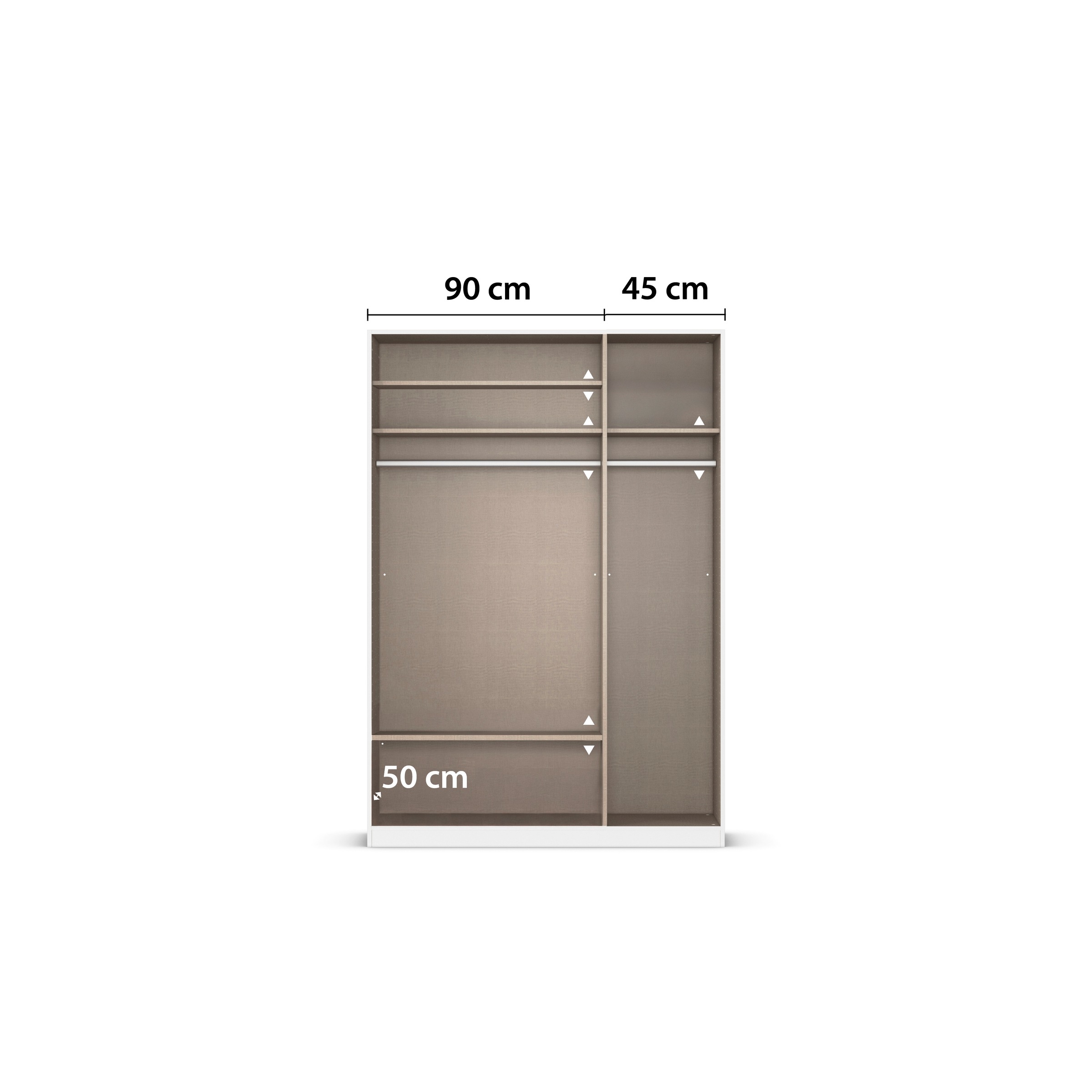 rauch Kleiderschrank »Marlene«, (in 3 verschiedenen Ausstattungen BASIC/CLASSIC/PREMIUM), in 3 Breiten 91/136/181 cm im Landhaus-Stil MADE IN GERMANY