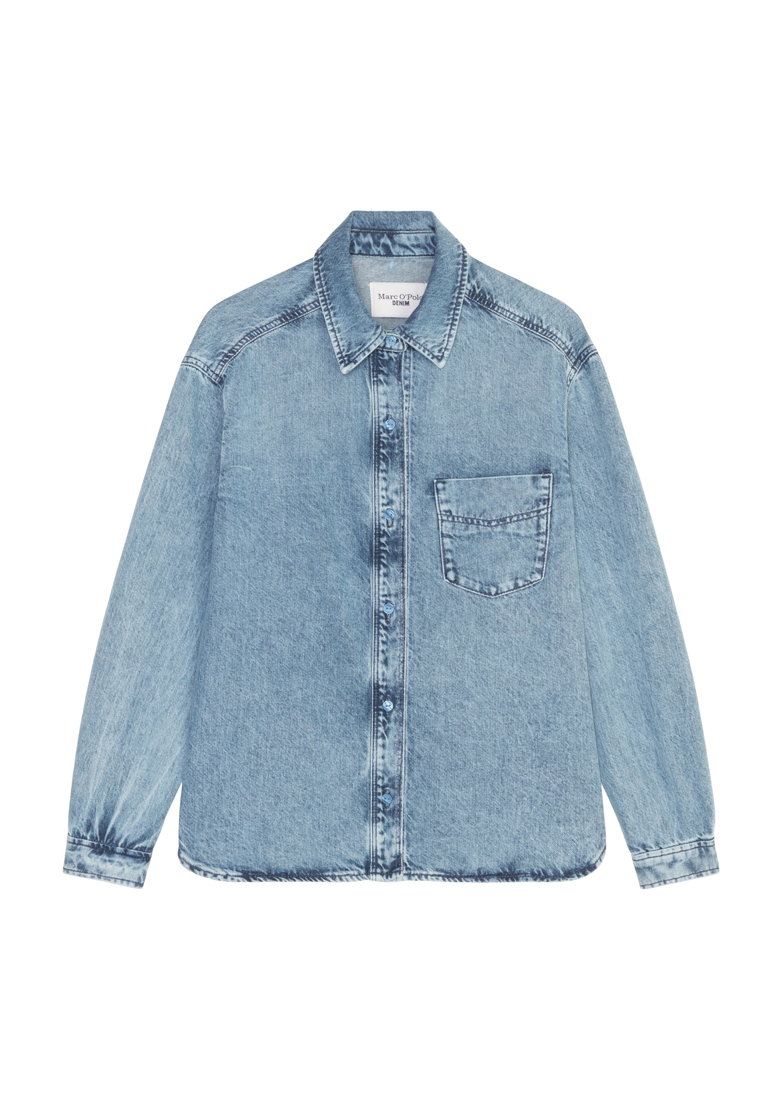 Marc O'Polo DENIM Kurzjacke »aus reiner Bio-Baumwolle«, ohne Kapuze