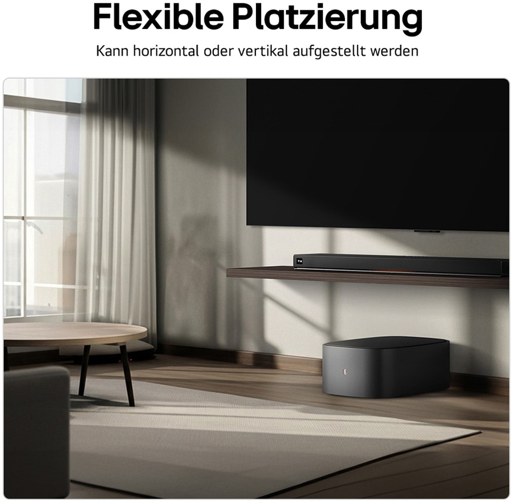 LG Subwoofer »Sound Suite W7« (WLAN (WiFi) App-Steuerung 220 W) unterstützt Dolby Atmos FlexConnect-Technologie