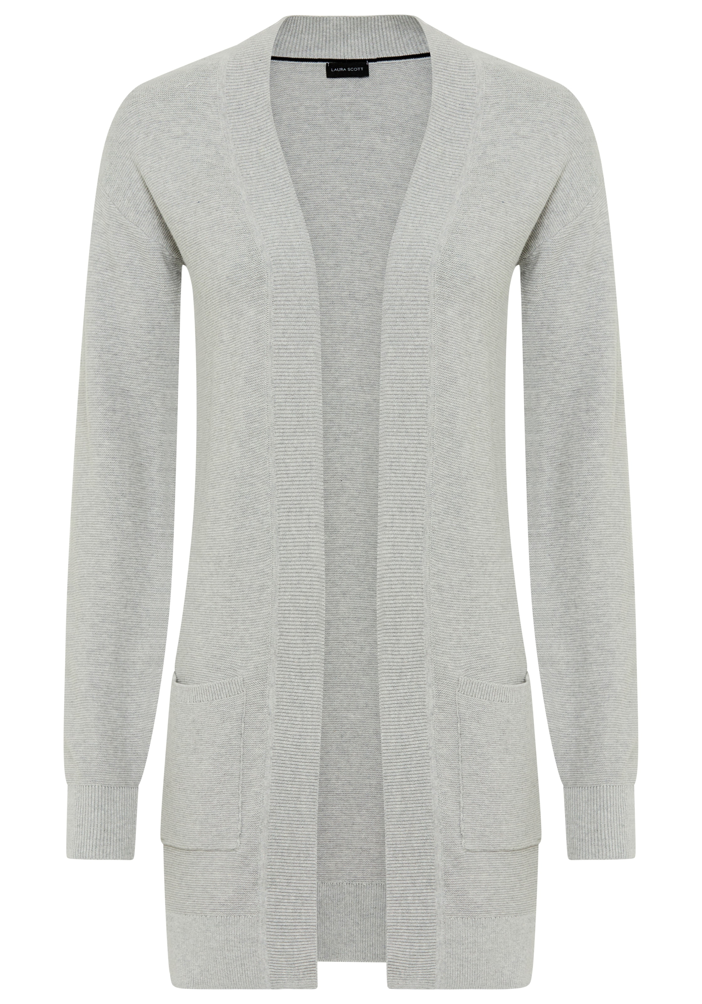 Laura Scott Strickjacke leichte Übergangsjacke mit Taschen