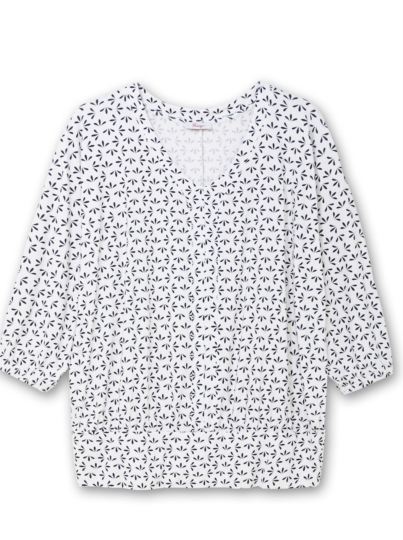 Sheego 3/4-Arm-Shirt »3/4-Arm-Shirt«, (1 tlg.)