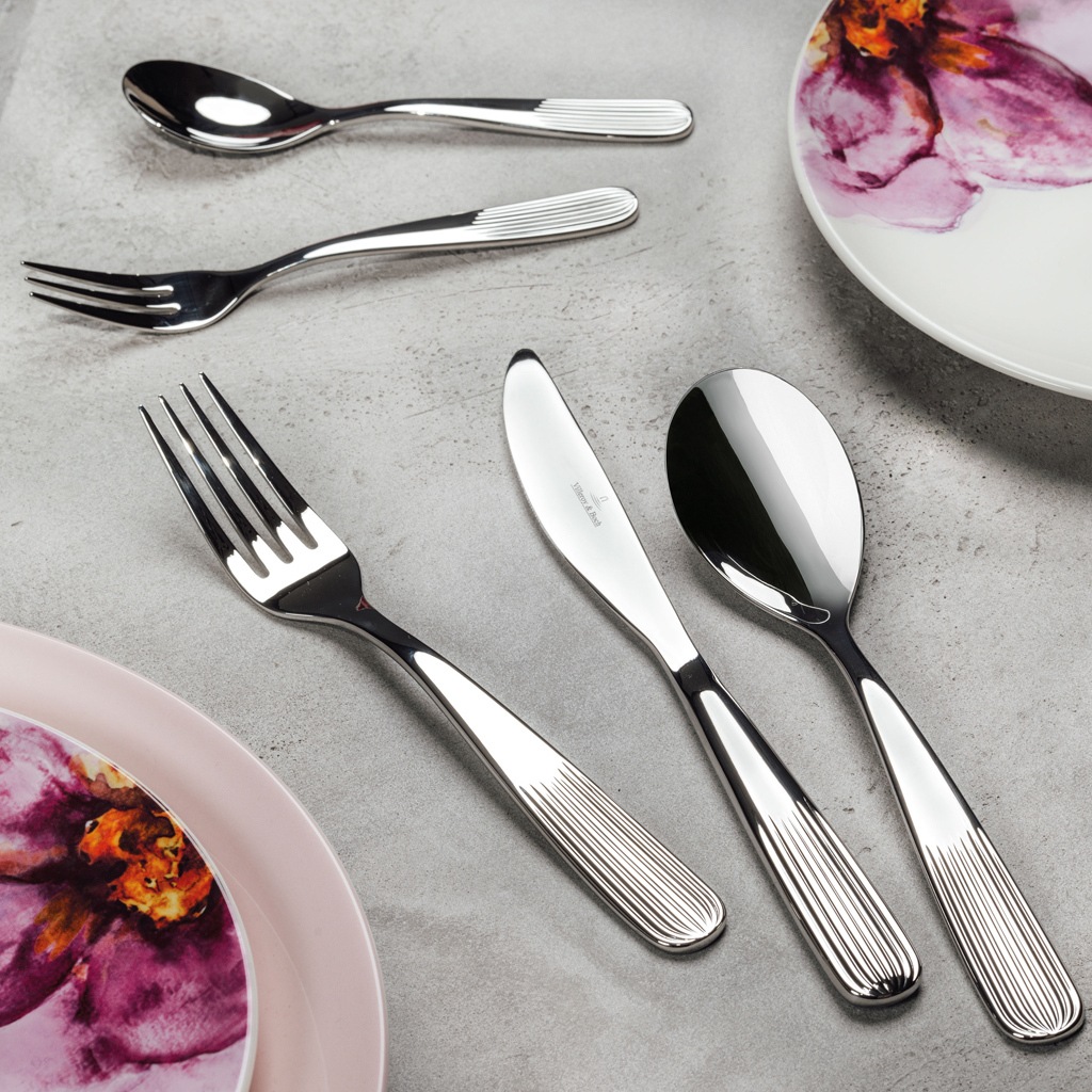 Villeroy & Boch Besteck-Set »Tafelbesteck Rose Garden 30er Set silber«