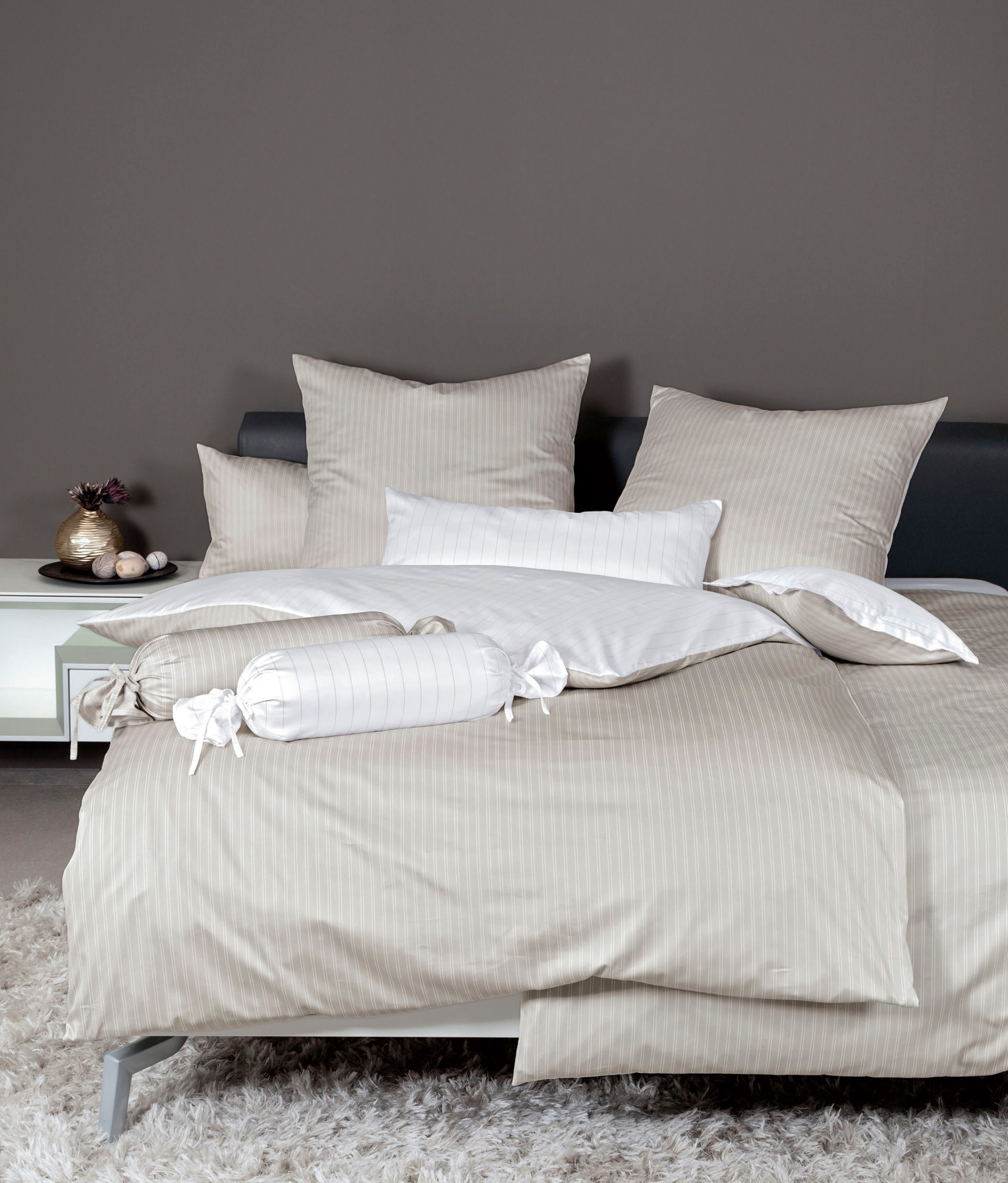 Janine Wendebettwäsche »modernclassic 3936/«, (2 tlg.), mit Reißverschluss