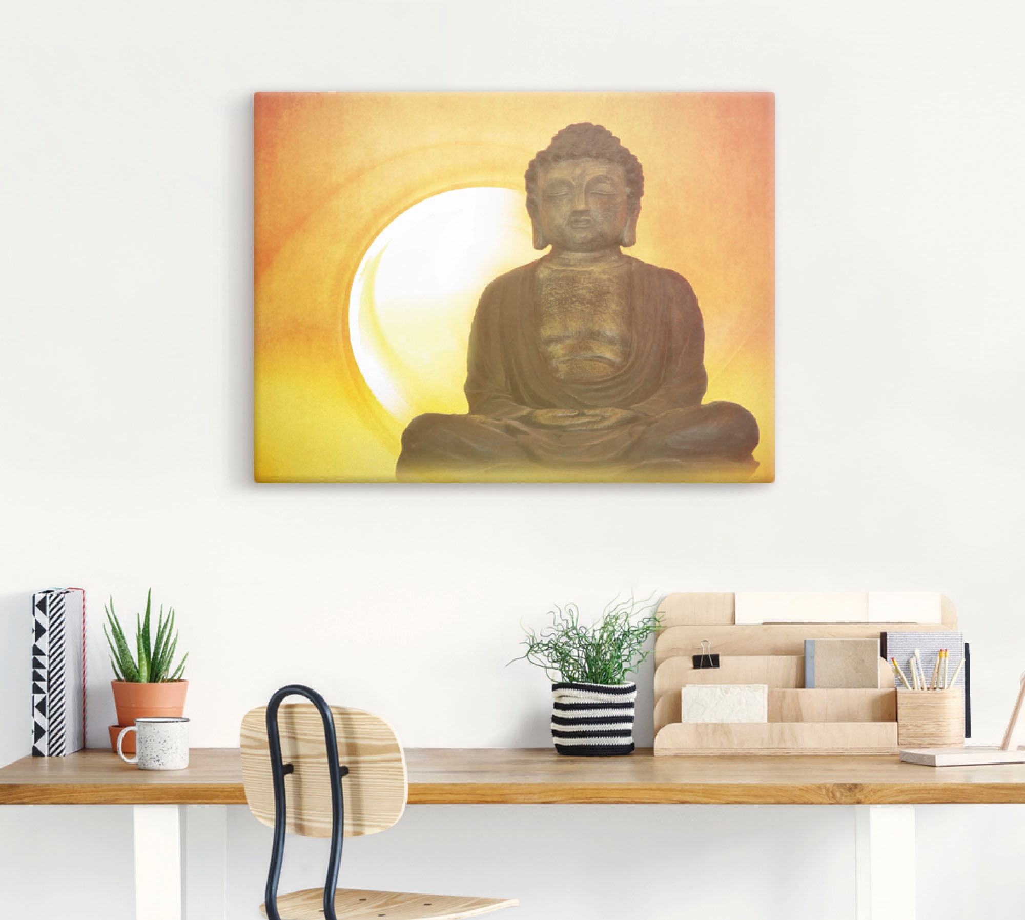 Artland Wandbild »Buddha 2«, Religion, (1 St.), als Leinwandbild, Poster, Wandaufkleber in verschied. Größen