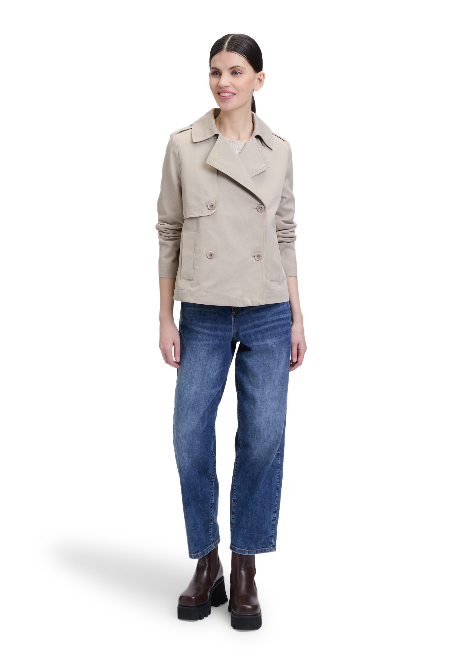 Cartoon Kurzblazer »Cartoon Kurztrench mit Taschen«, Form