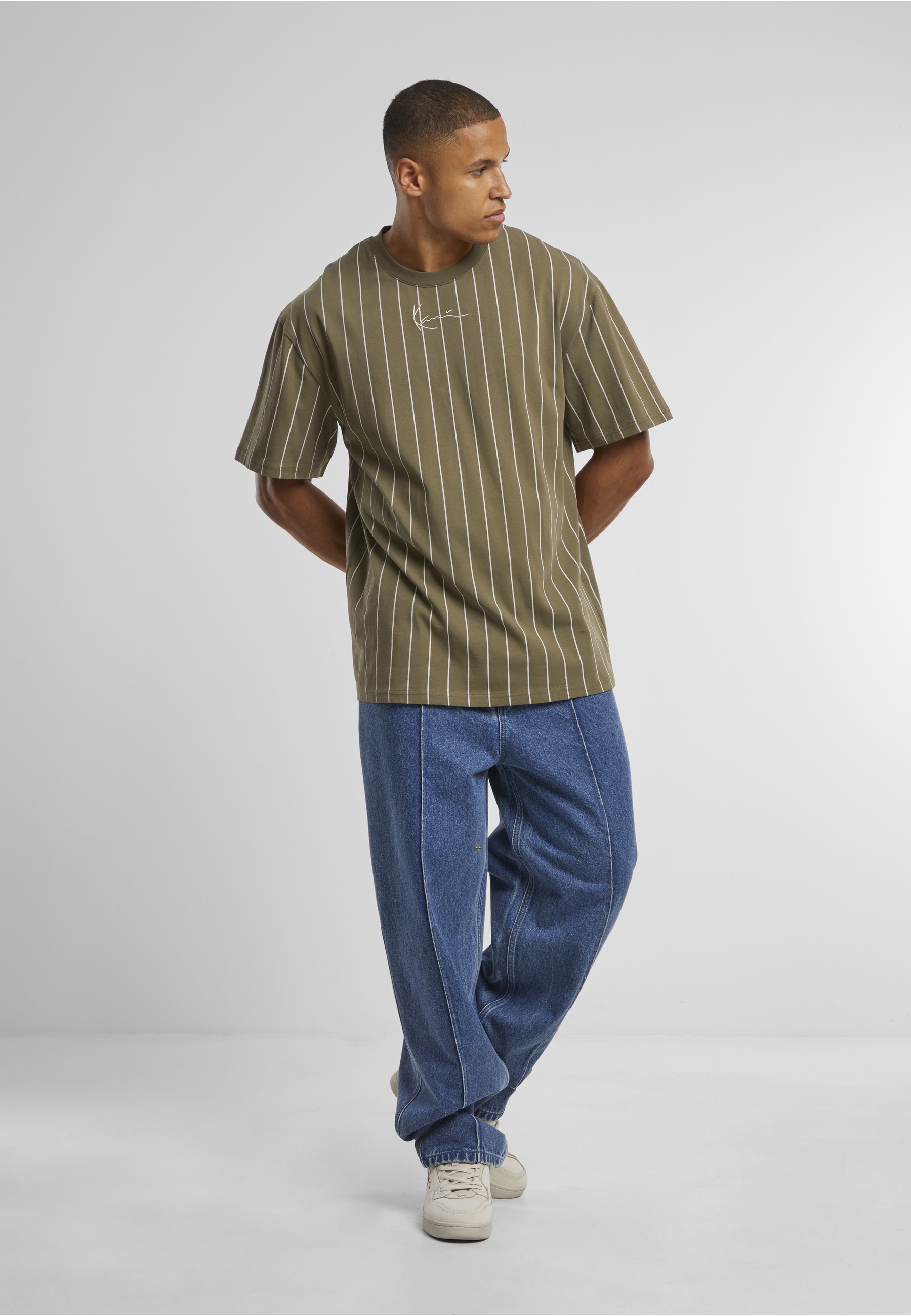 Karl Kani T-Shirt »Karl Kani KK Small Signature Essential Pinstripe Tee« 1 Stk.