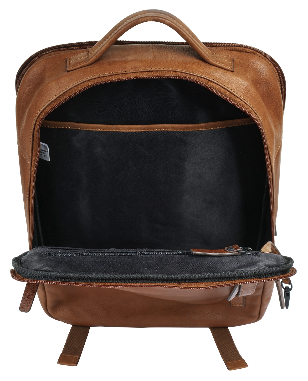 X-Zone Laptoprucksack, echt Leder