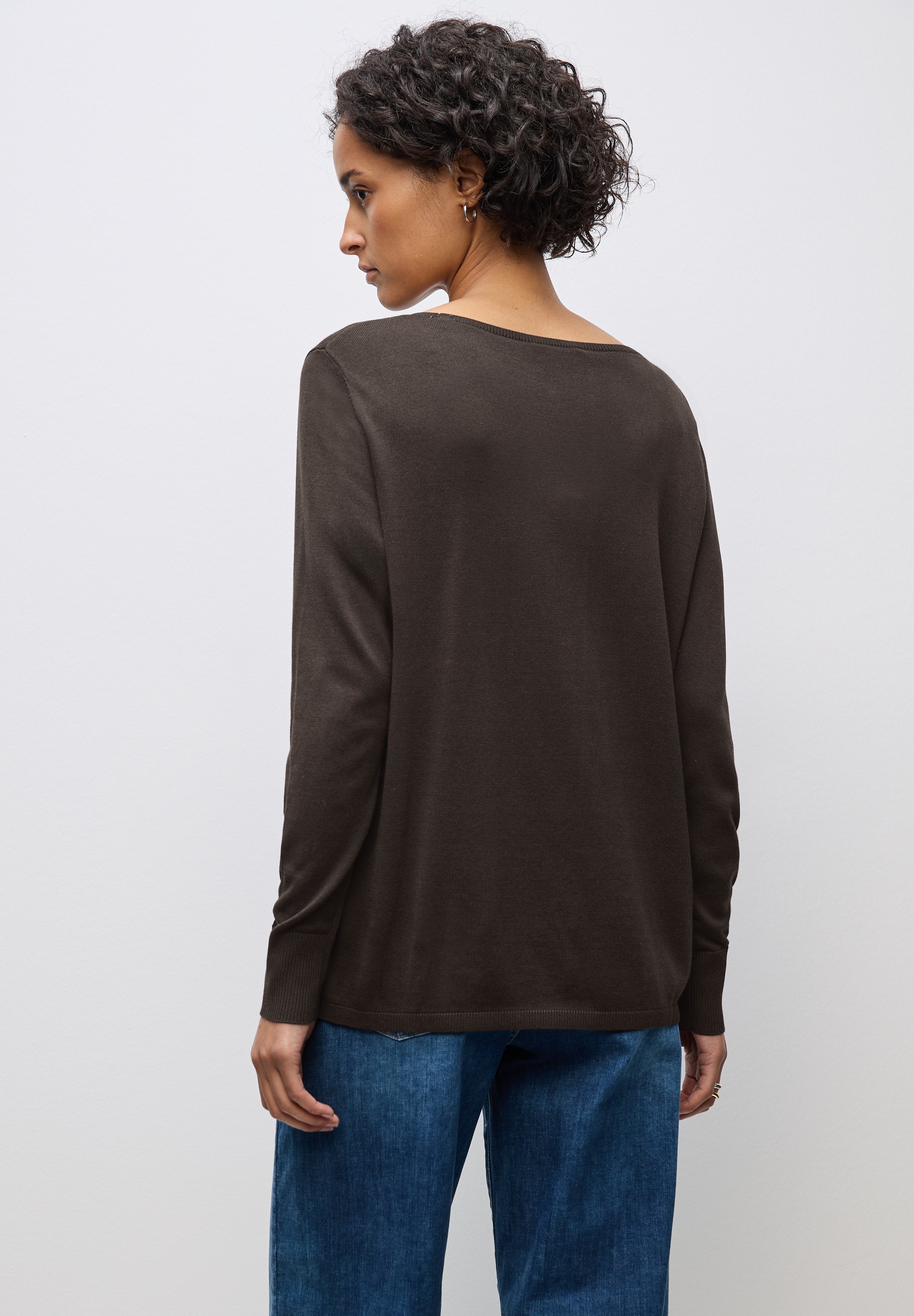 STREET ONE Strickpullover mit U-Boot-Ausschnitt