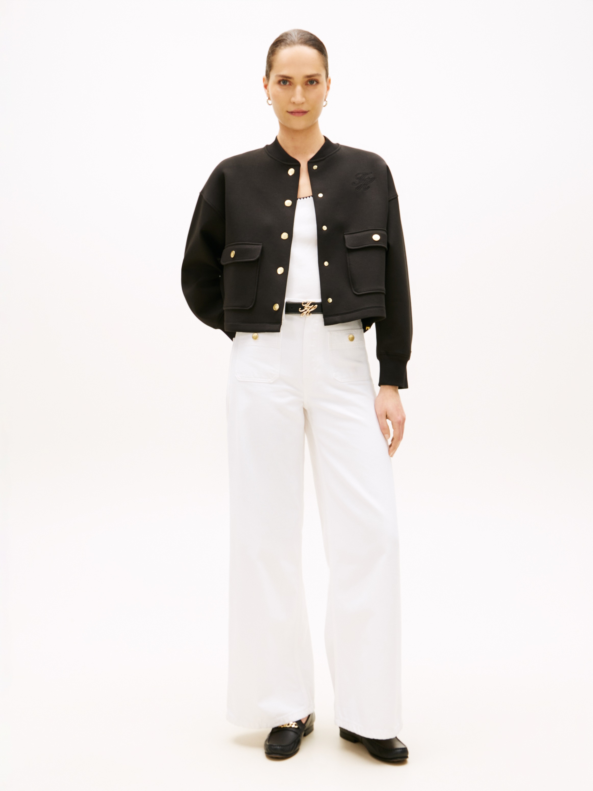 Thumbnail - Tommy Hilfiger Cardigan "GOLD BUTTON BOMBER" mit Knopfleiste