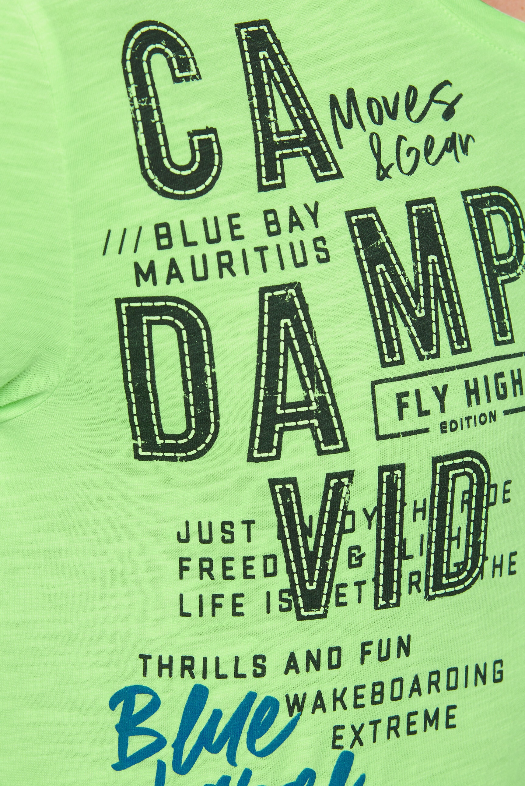 CAMP DAVID V-Shirt, aus Baumwolle