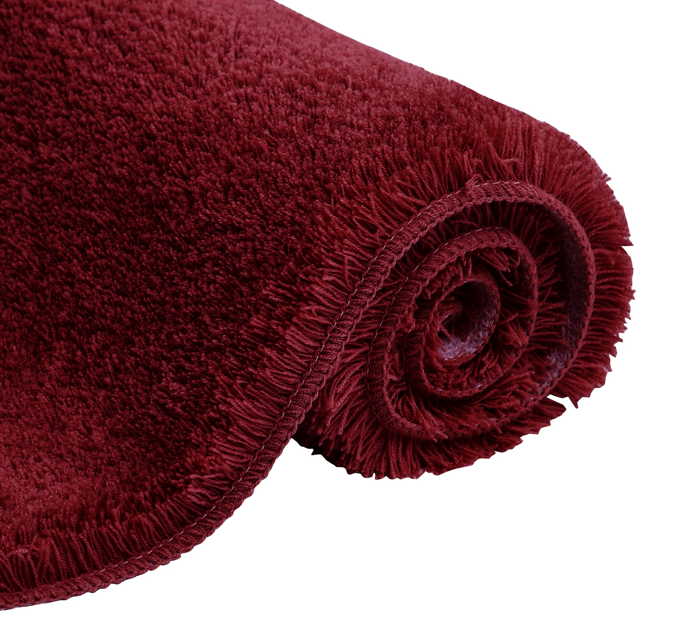 my home Badematte »Merida, Badvorleger, Badezimmer Teppich«, rutschhemmend beschichtet, fußbodenheizungsgeeignet-schnell trocknend-strapazierfähig, Badteppich, Uni Farben, rechteckig, rund & als 2-tlg. Set erhältlich