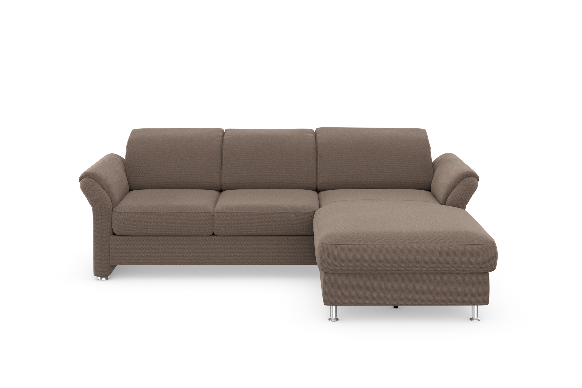 sit&more Ecksofa »Apulia L-Form«, wahlweise Bettfunktion, Bettkasten und Kopf- und Armteilverstellung