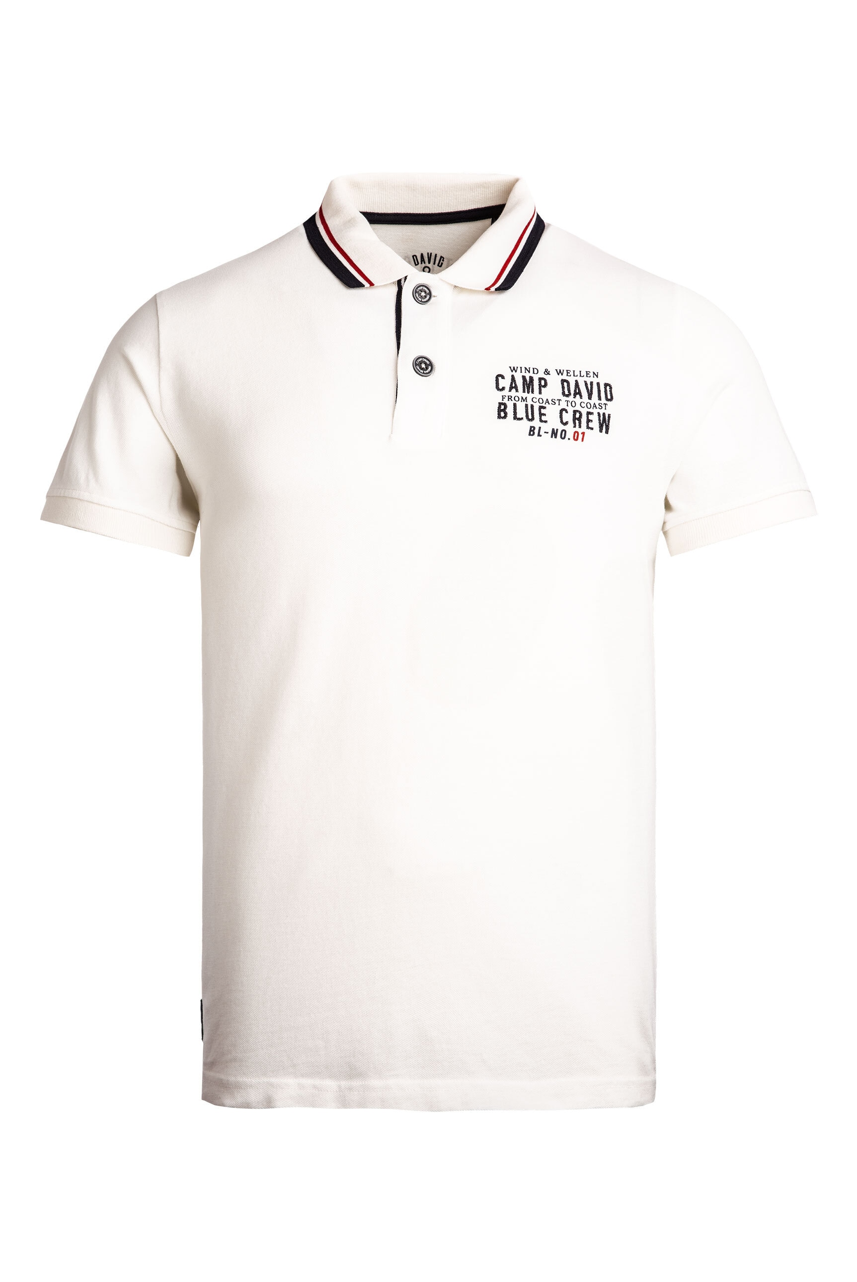 CAMP DAVID Poloshirt aus Baumwolle