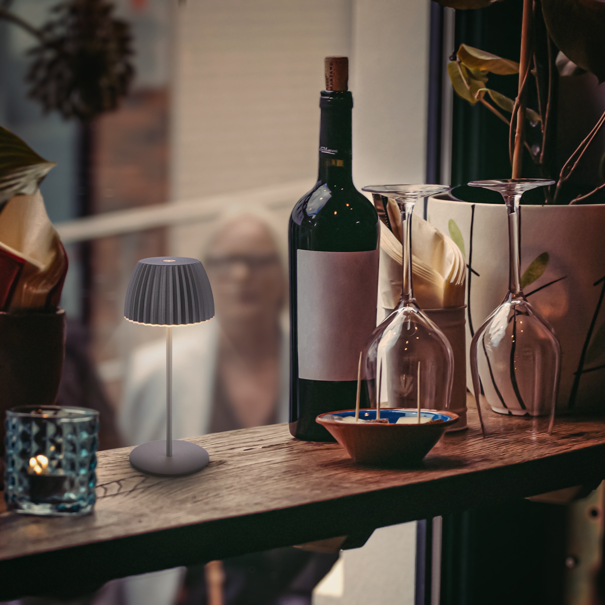 Briloner Leuchten LED Tischleuchte »Akku LED Tischleuchte«, Leuchtmittel LED-Modul | LED fest integriert