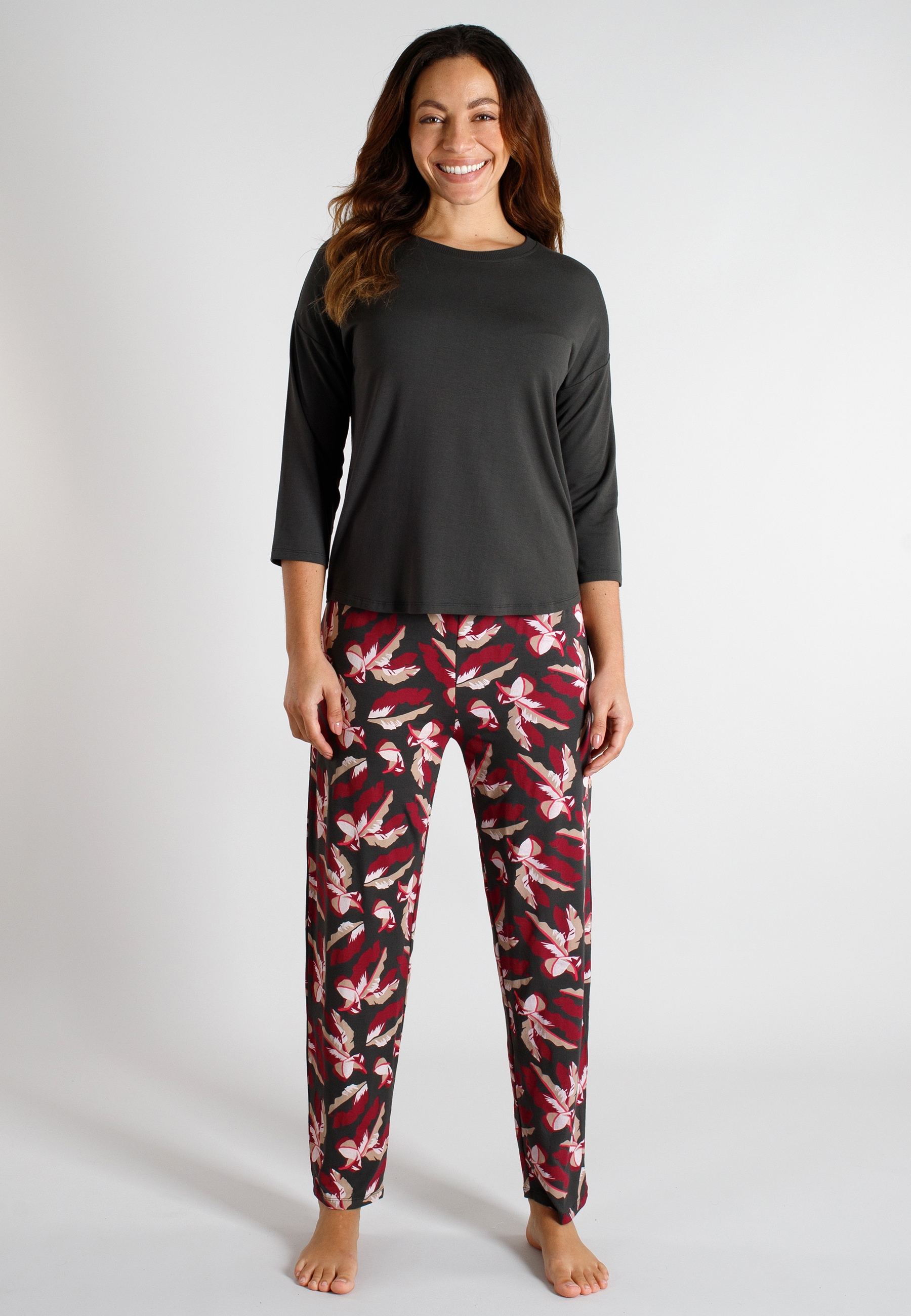 TOM TAILOR Pyjama atmungsaktiv, Viskosemix günstig online kaufen