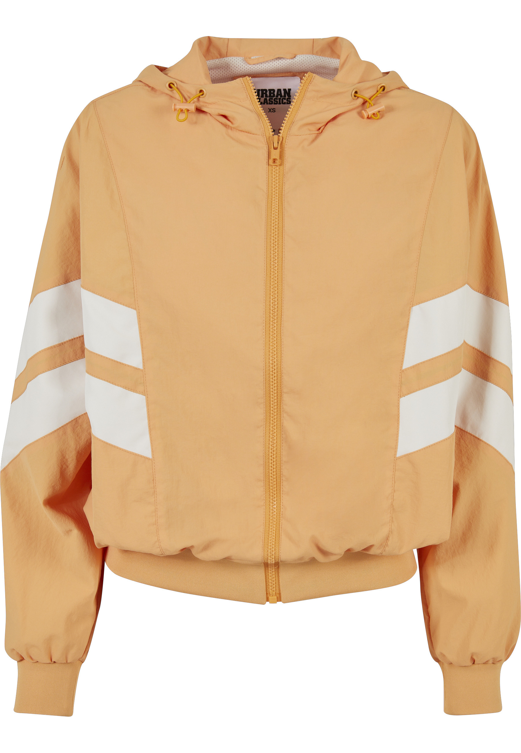 URBAN CLASSICS Allwetterjacke "Urban Classics Damen Ladies Crinkle Batwing Jacket" 1 Stk. tlg. mit Kapuze