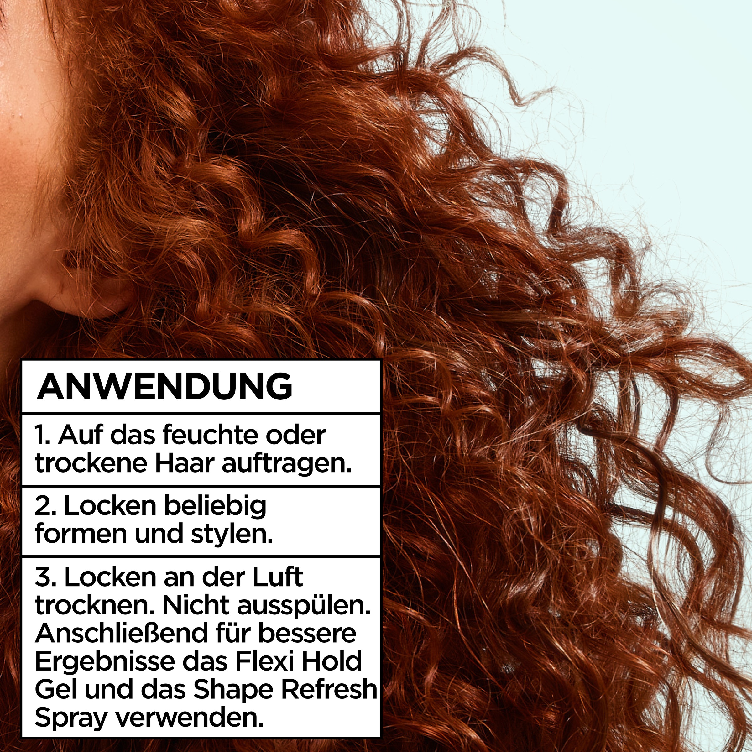 GARNIER Leave-in Pflege »LOCKEN METHODE AIR DRY CREAM« für lockiges Haar, mit Frizz-Kontrolle bis zu 100 Stunden