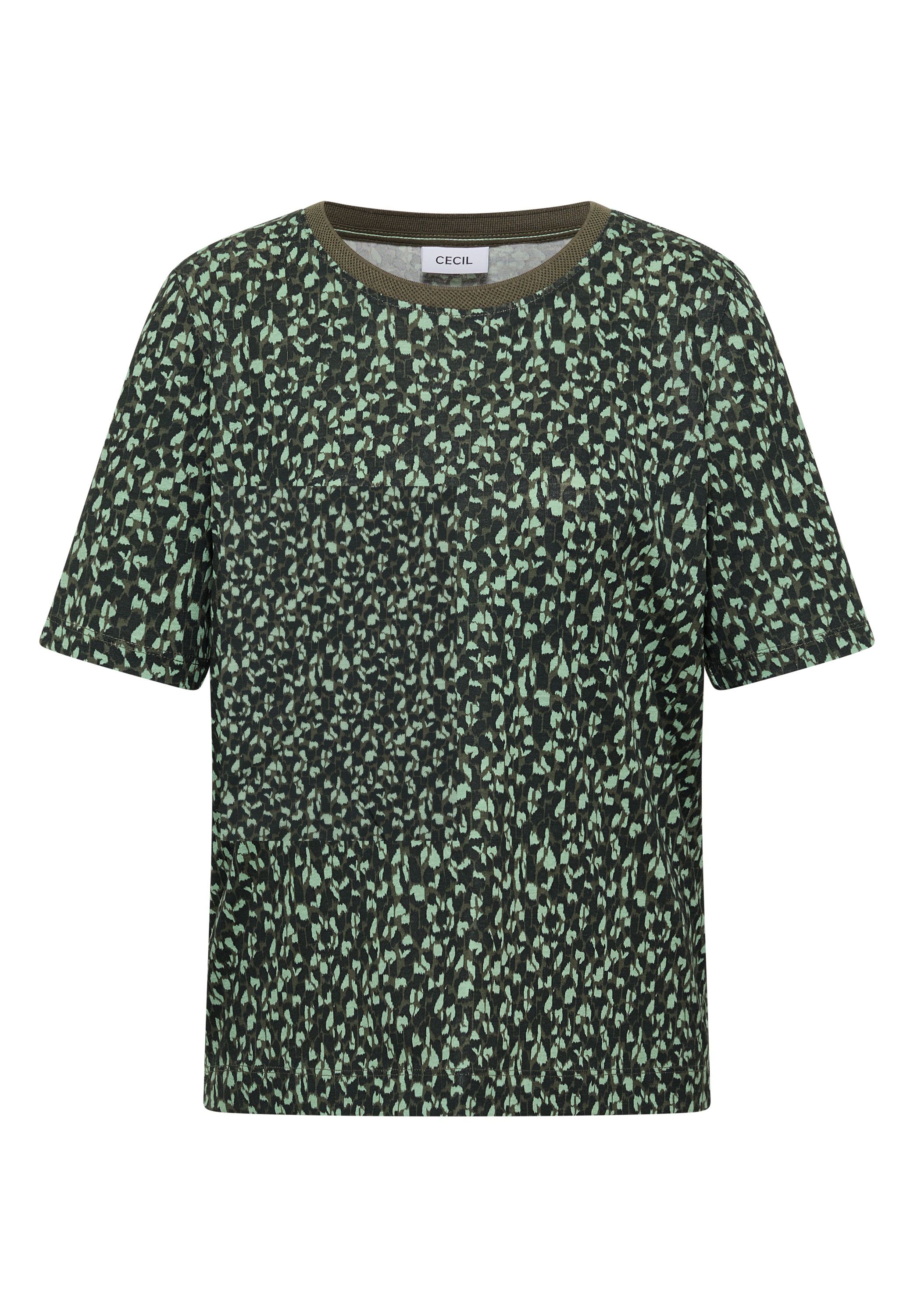 Cecil Rundhalsshirt Rundhalsausschnitt