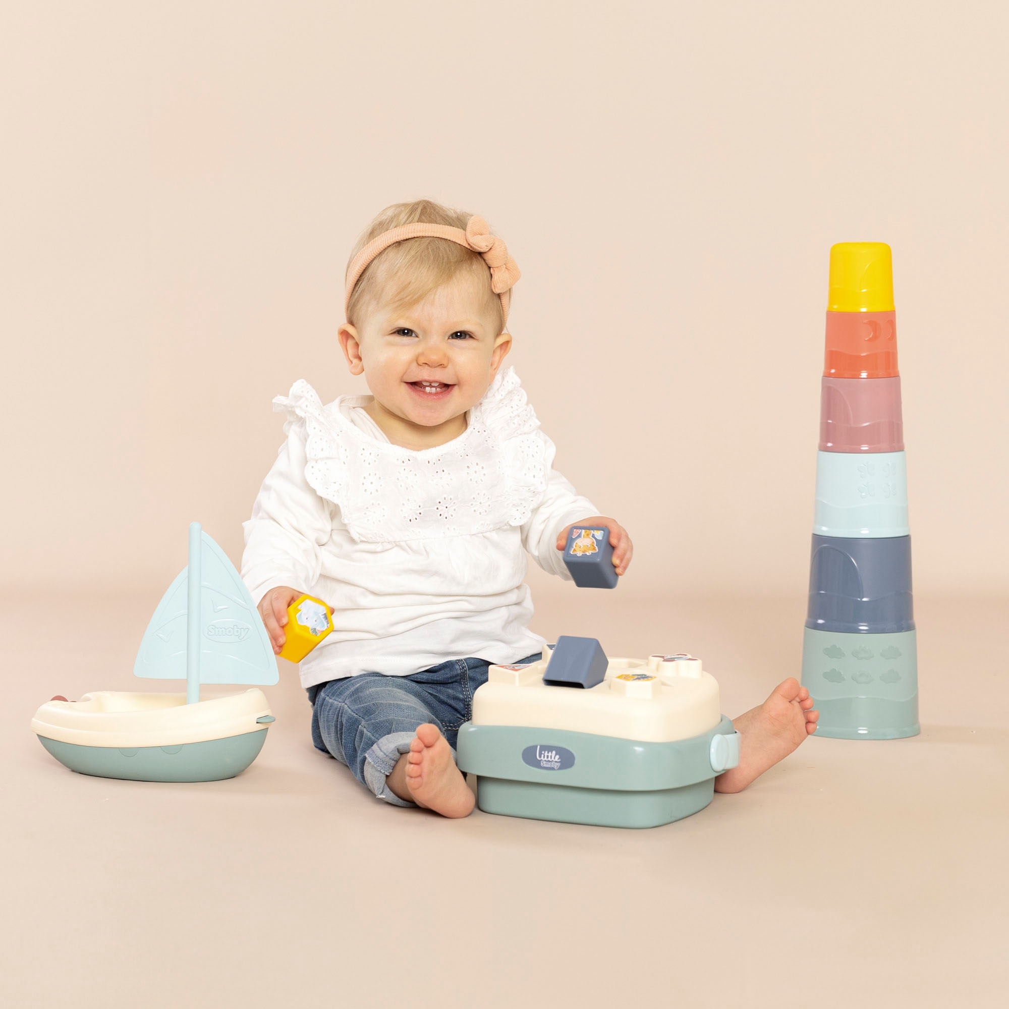 Smoby Spielcenter »Little Smoby Motorikspielzeug-Set«, Made in Europe
