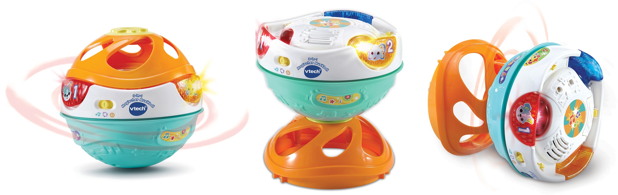 Vtech® Lernspielzeug »VTechBaby, 3in1 Magischer Musikball«, mit Licht- und Soundeffekten