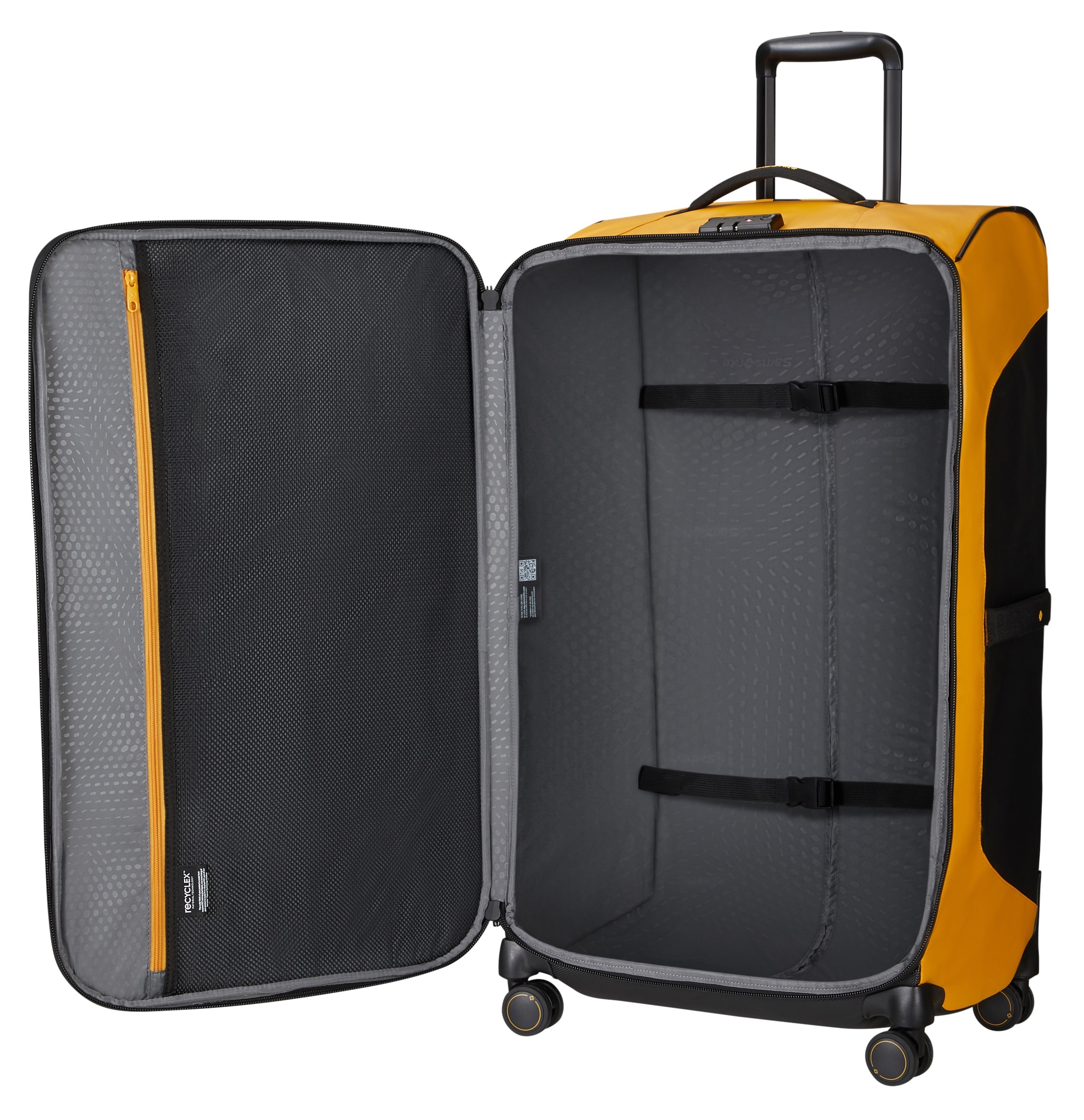 Samsonite Weichgepäck-Trolley »ECODIVER, verschiedene Größen und Farben«, 4 Rollen, Koffer Reisegepäck Weichgepäck-Koffer Fronttasche