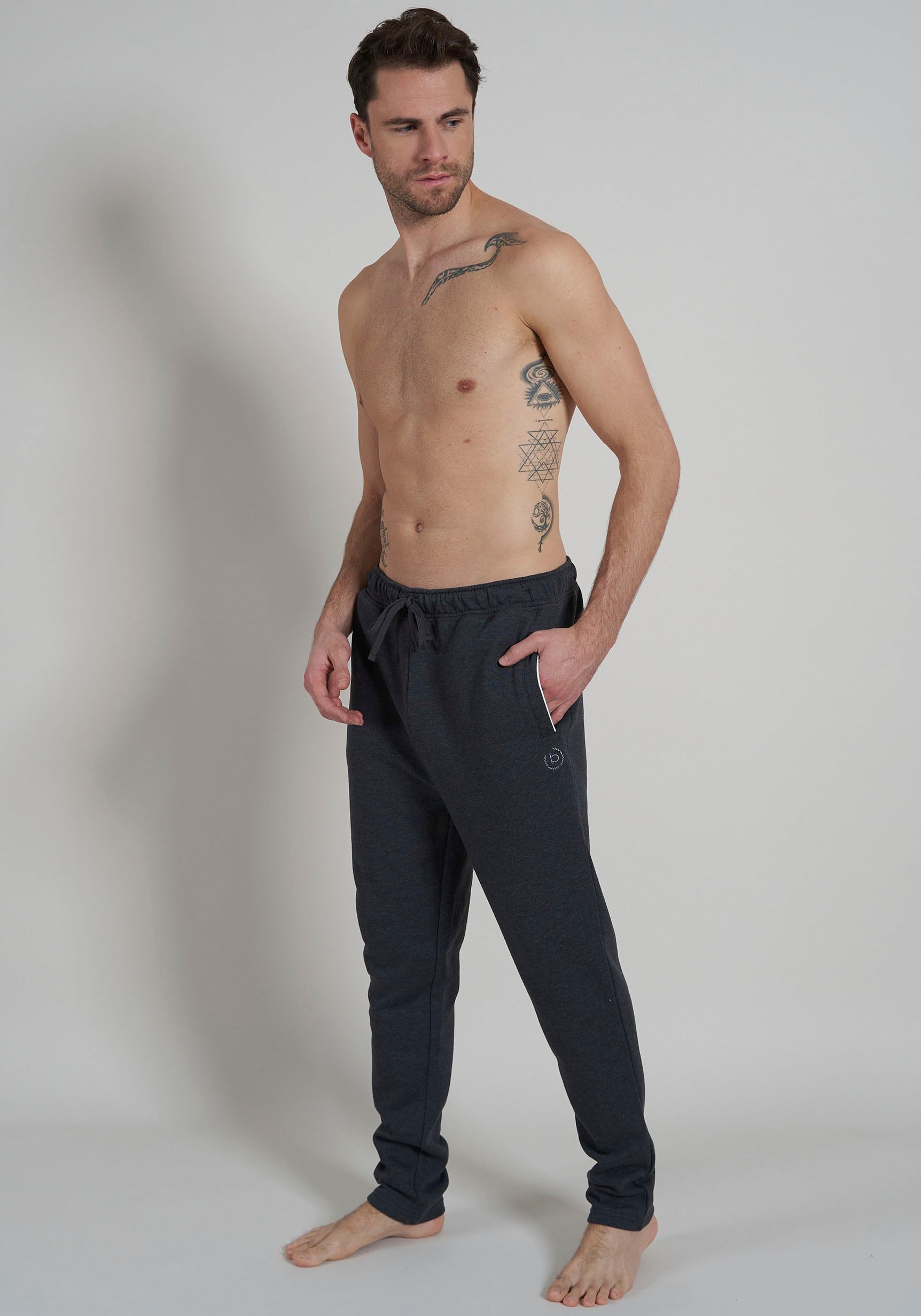 bugatti Pyjamahose locker, lässig, mit Seitentaschen, bequem, weich, wärmen günstig online kaufen