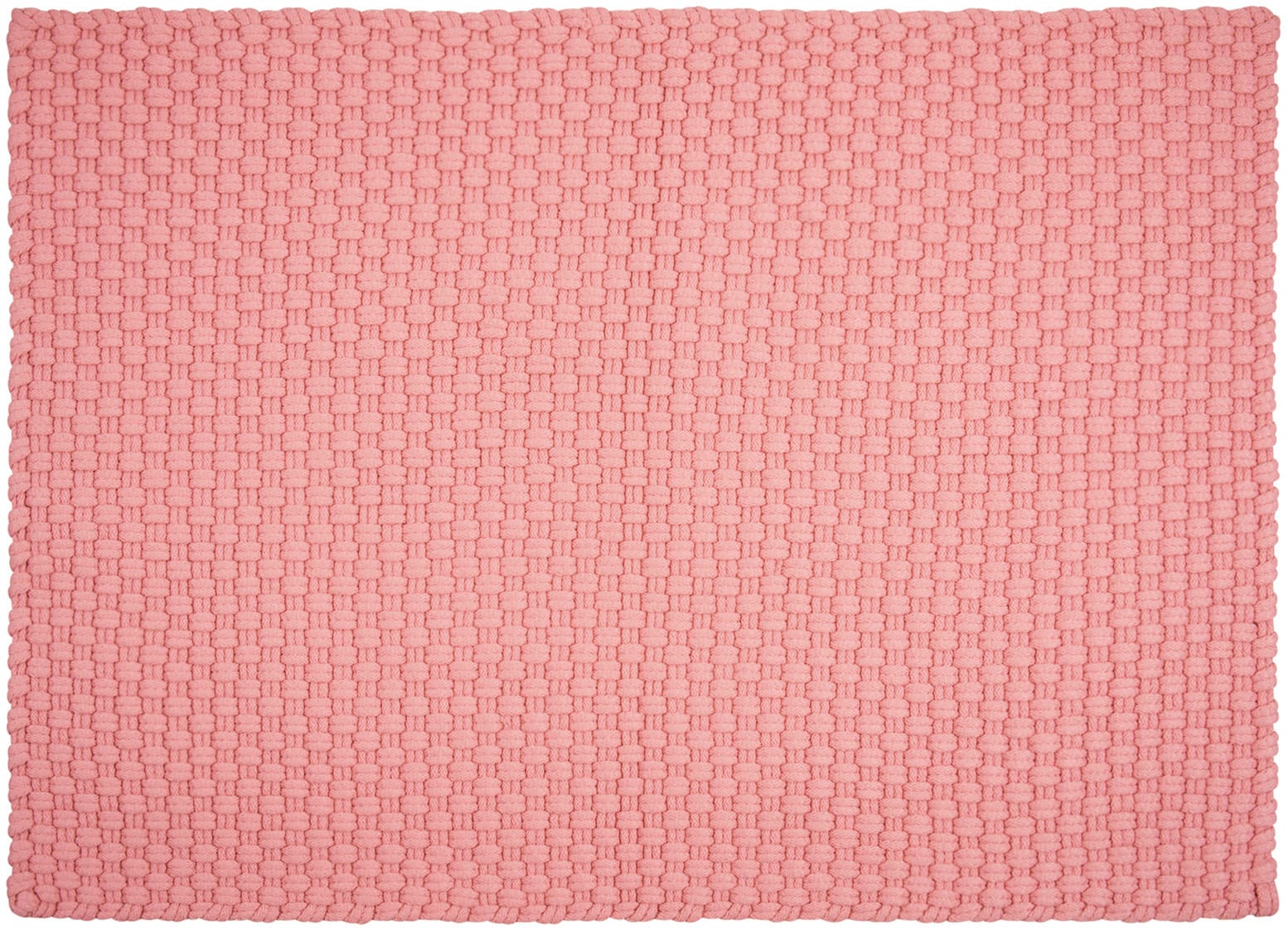 Fußmatte PAD, B:52cm H:21mm L:72cmpink, Kunstfaser, Außenbereich, Teppiche, "SCOR", Schmutzfangmatte, handgewebt, Uni Farben, In- und Outdoor geeignet