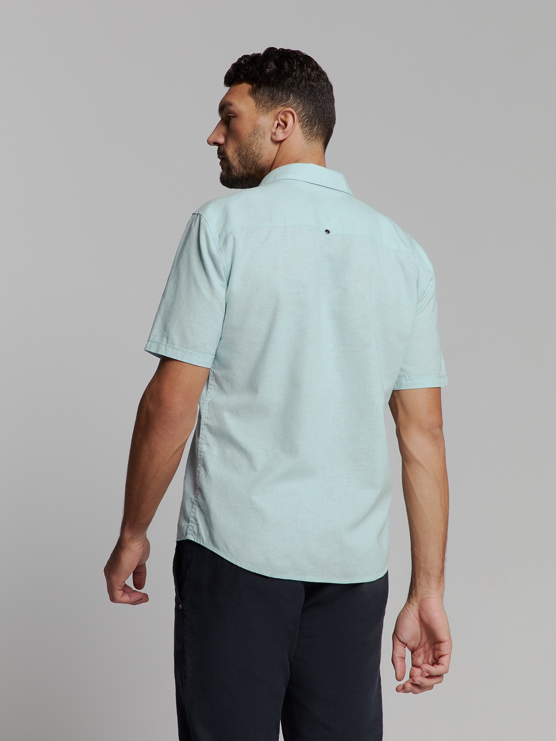 NO EXCESS Langarmhemd »No Excess Linnen shirt«
