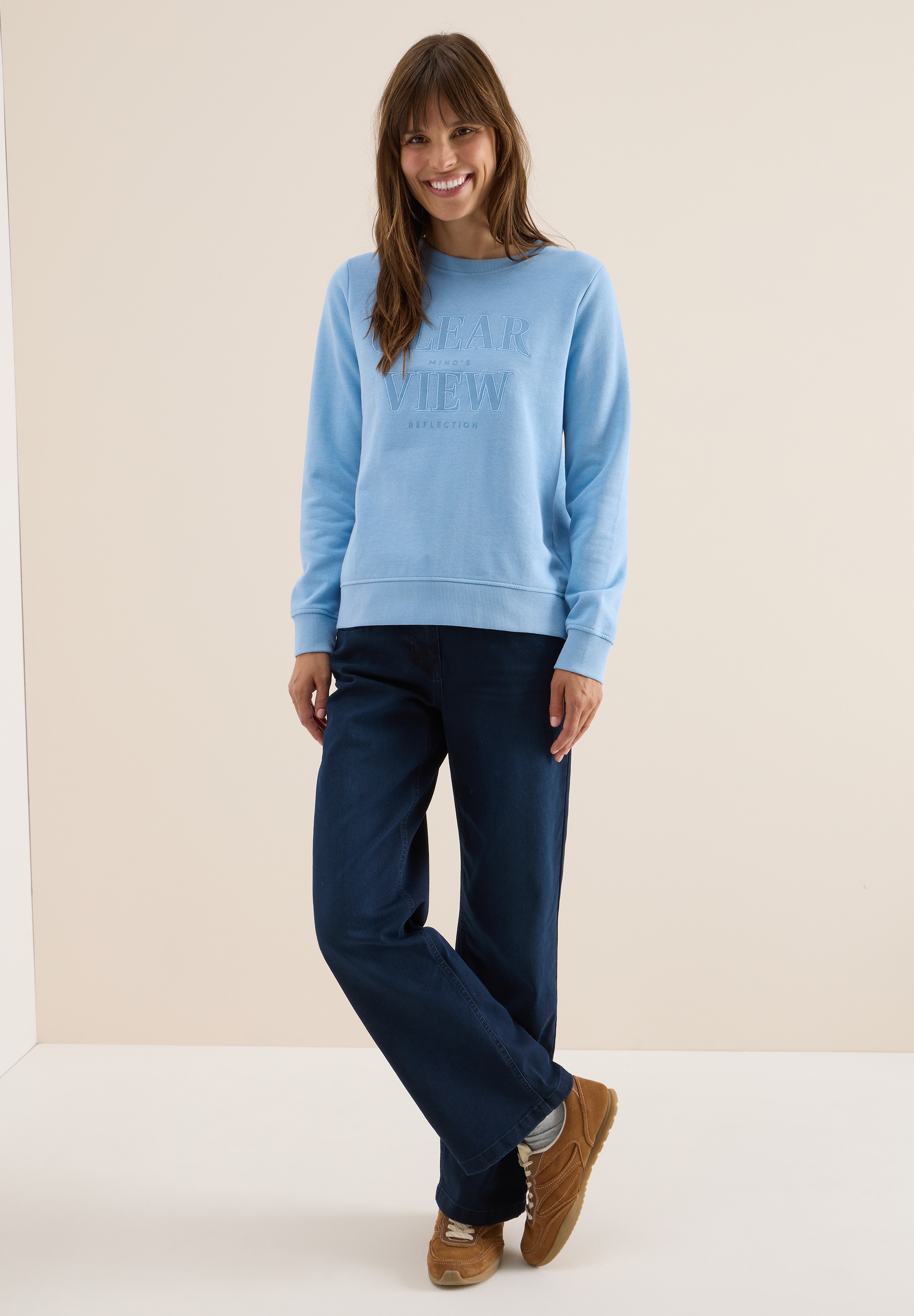 Cecil Sweatshirt, aus reiner Baumwolle