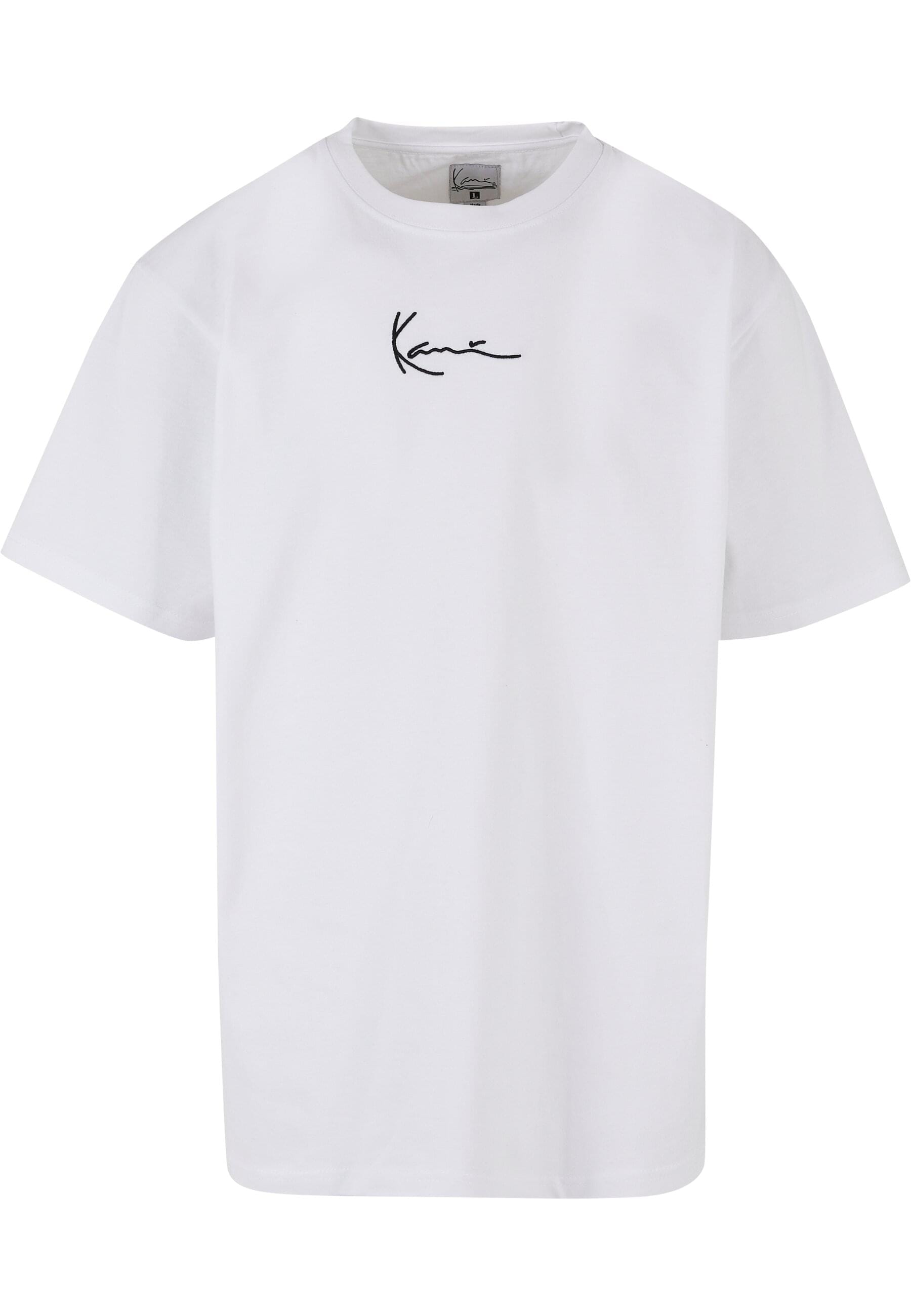 T-Shirt »Karl Kani Herren Small Signature Black Logo Tee white«