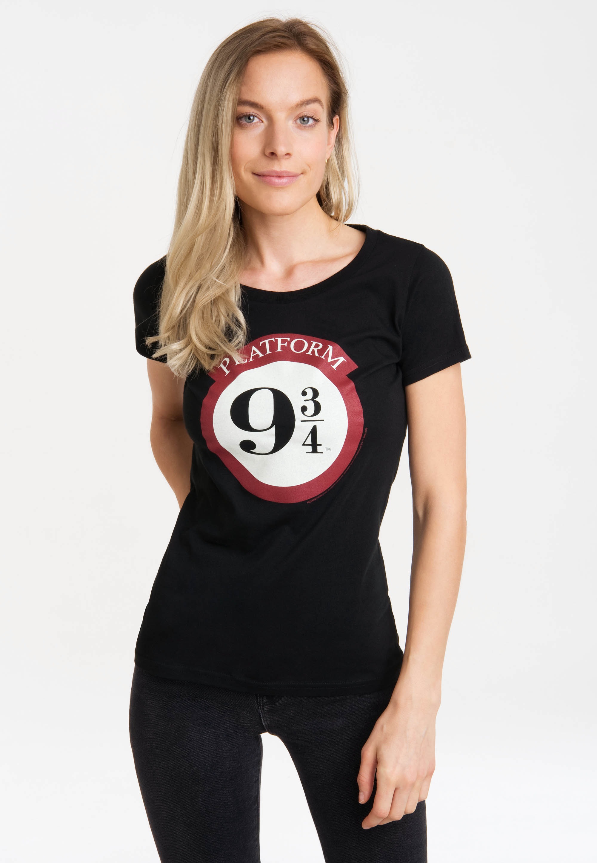 LOGOSHIRT T-Shirt lizenziertem Design »Harry für 9 Potter kaufen | 3/4«, - Platform BAUR mit