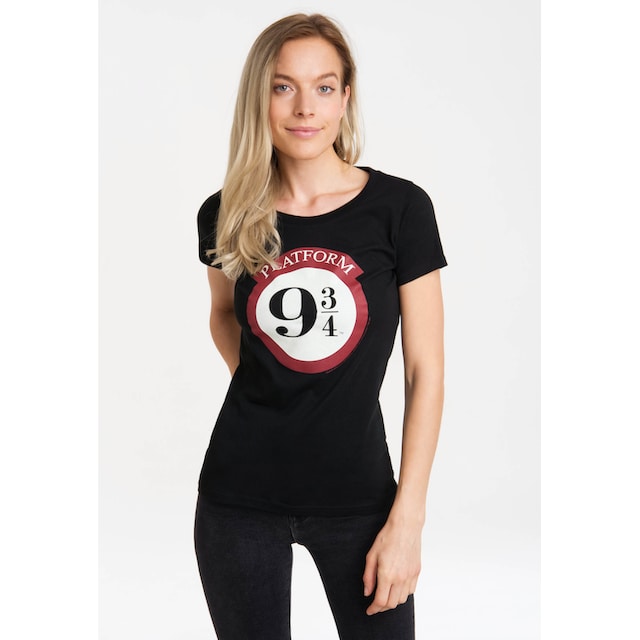 LOGOSHIRT T-Shirt »Harry Potter - Platform 9 3/4«, mit lizenziertem Design  für kaufen | BAUR