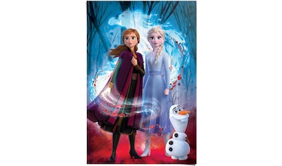 Poster »Poster Frozen 2 Anna - Elsa - Olaf - Disney«, Film, (1 St.)